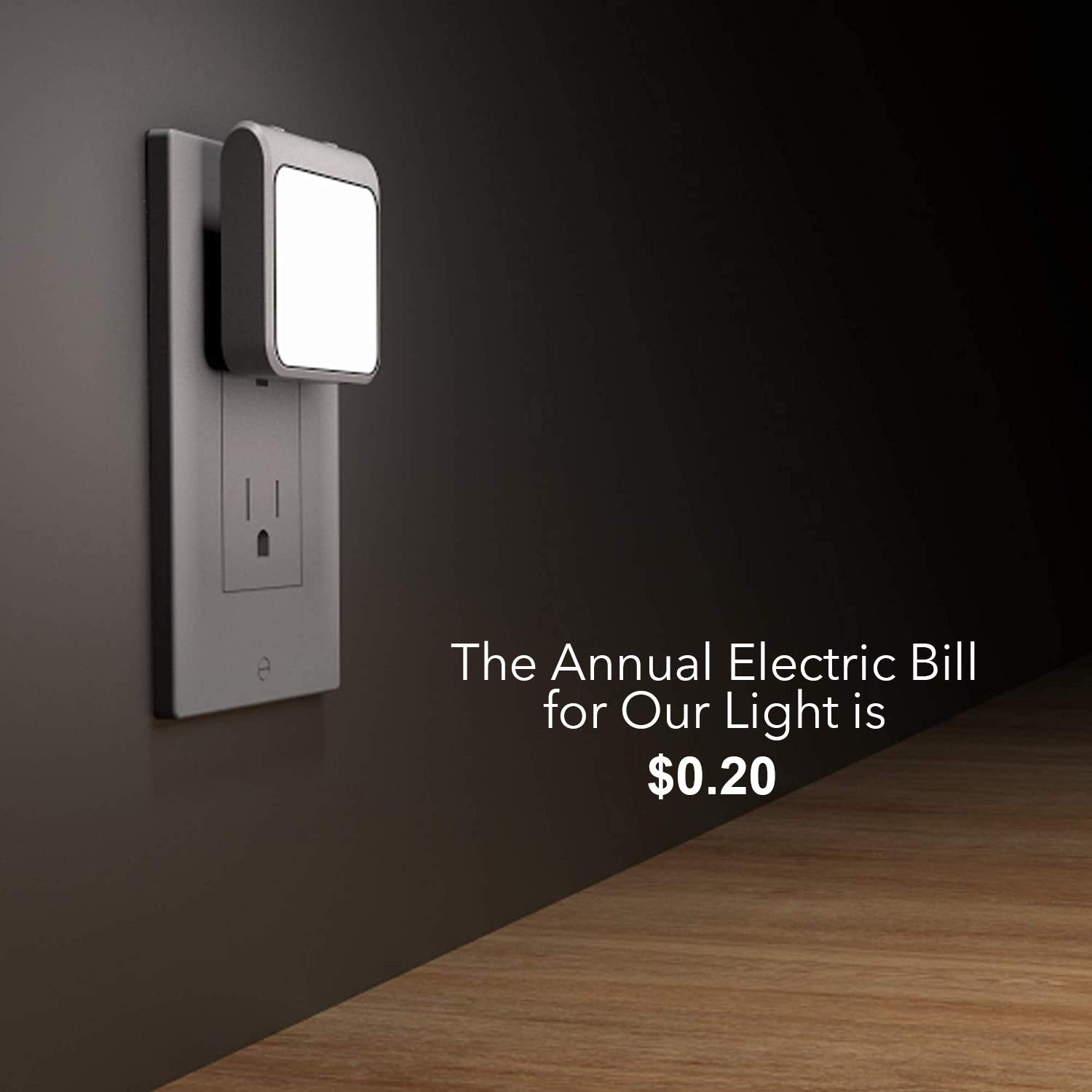 MagicPro LED Night Light, Auto Dusk to Dawn Sensor, Adjustable Brightness, Warm White & Cool White, 2 Pack, Model MP-2