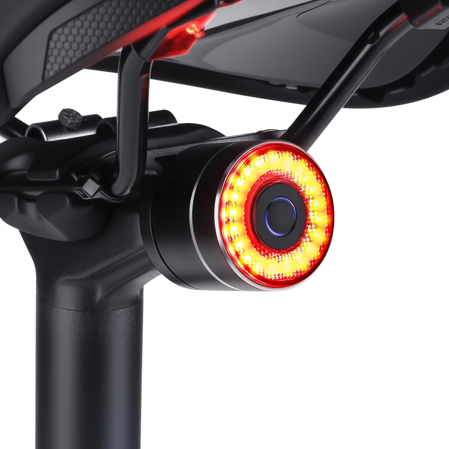 Smart Bike Tail Light  Auto On/Off  Brake Sensing Rear Bike Light  USB C Rechargeable Bicycle Rear Light for Night Riding  4 Light Modes  IPX6 Waterproof