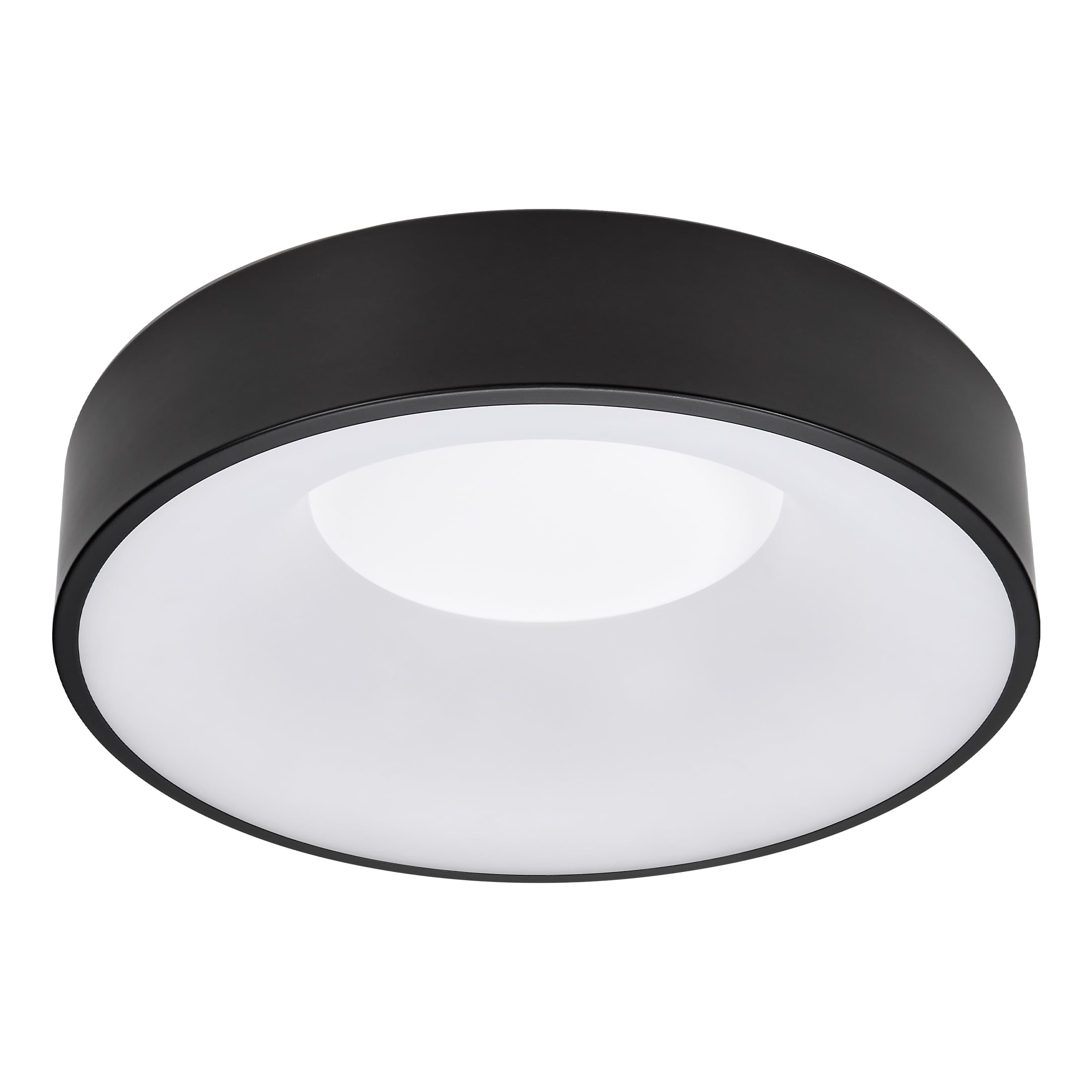 Maxxima 15 In. Led Flush Mount Ceiling Light, 1400 Lumens, 5 Cct 2700K/3000K/3500K/4000K/5000K, Round Color Selectable Modern Bl