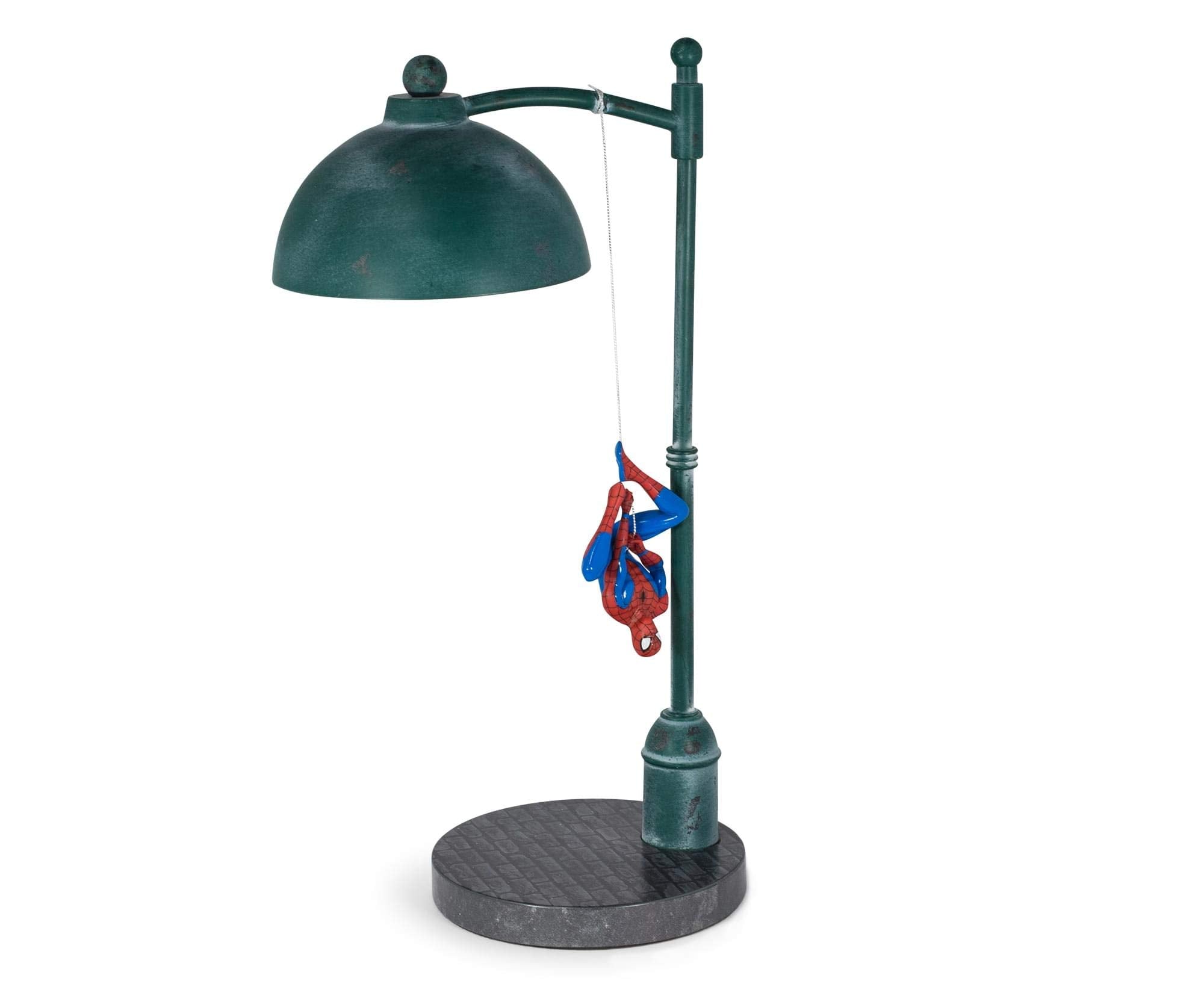 Spider-Man LED Mood Light Desk Lamp | 16 Inches Green | Model 16346 | Cast Material