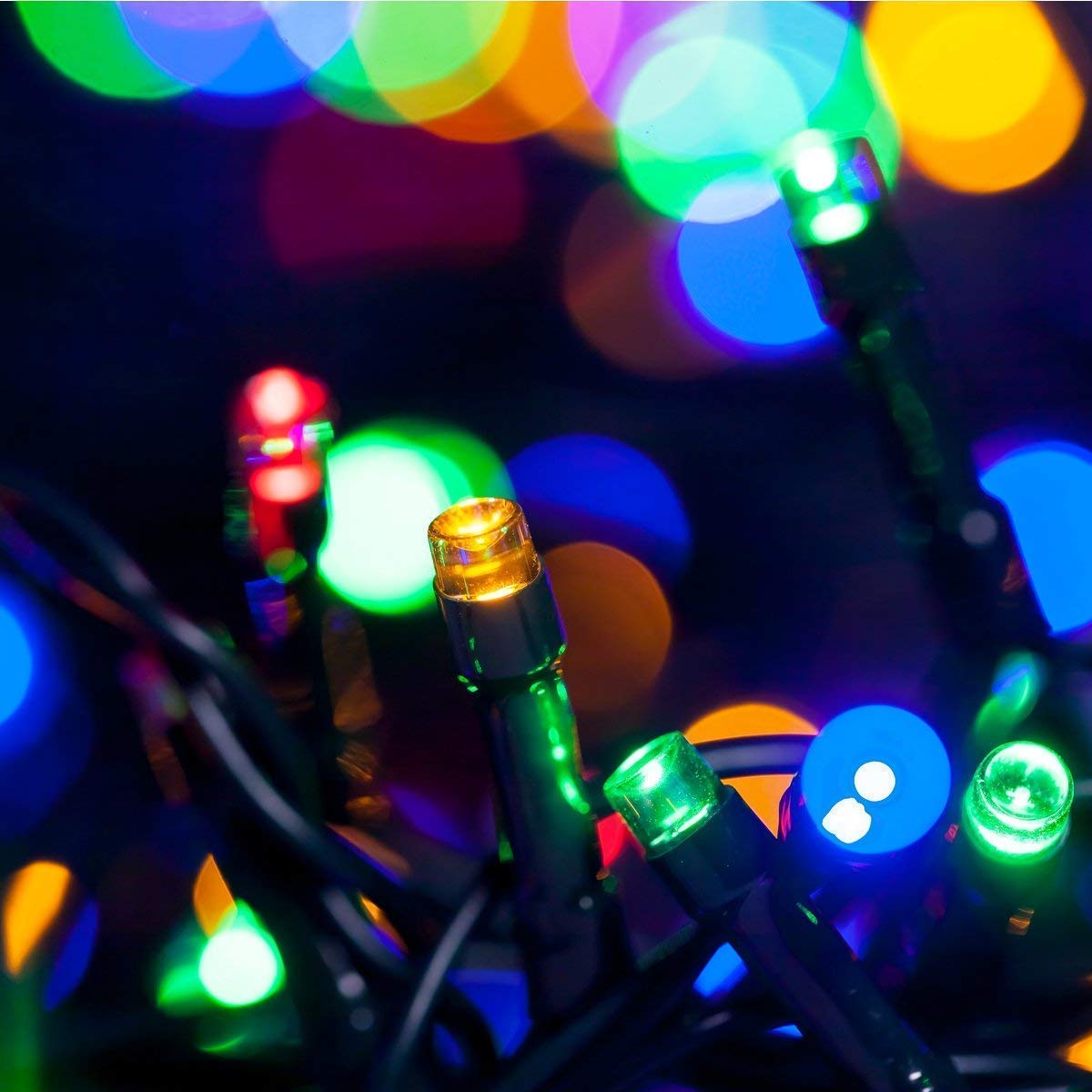 Gesto Multicolor Serial String Led Light with 8 Modes Changing Controller - Waterproof Serial Lights for Decoration Long | for H