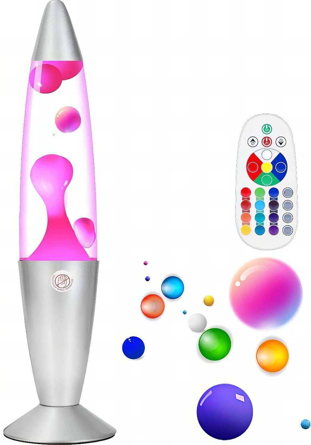 Color Changing LED Smart Magma Liquid Motion Lamp Light with Remote Home Decor Table Lamp for Living Room Bedroom, Office, Birth