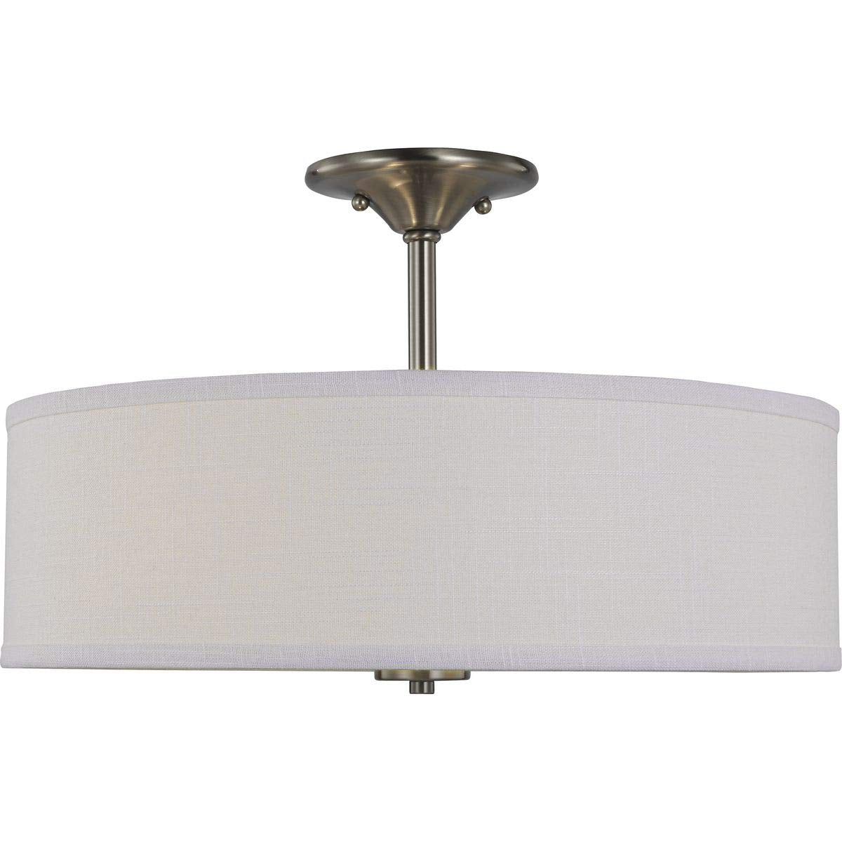 Progress Lighting P350167-009 Inspire Close-To-Ceiling, Brushed Nickel, 11.50X18.00X18.00
