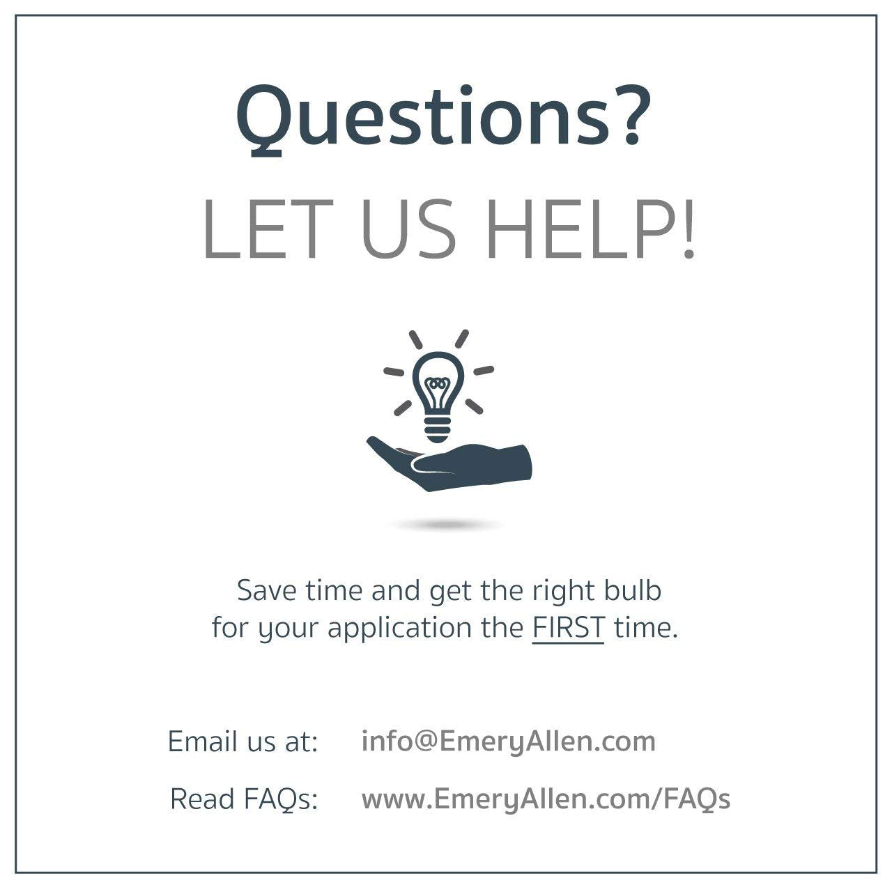 Emeryallen Ea-G9-4.5W-001-279F-D Dimmable Miniature Bi-Pin Base Ja8 Compliant Led Light Bulb, 120V-4.5Watt (50W Equivalent) 450 Lumens, 2700K, 1 Pcs