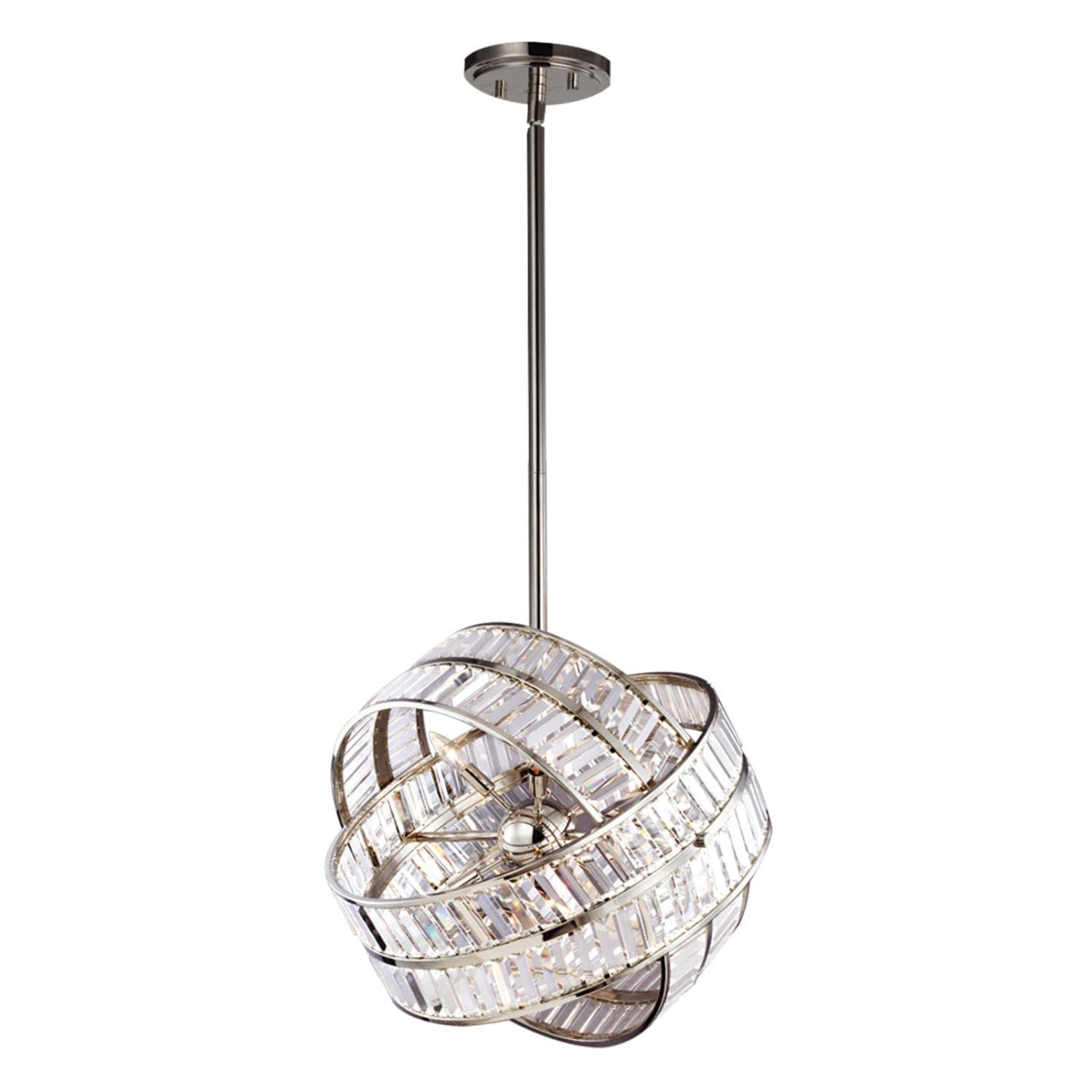 Zeev Lighting Nickel Chandelier Cd10072-8-Pn, 60X22.5&quot; Modern Home Lighting