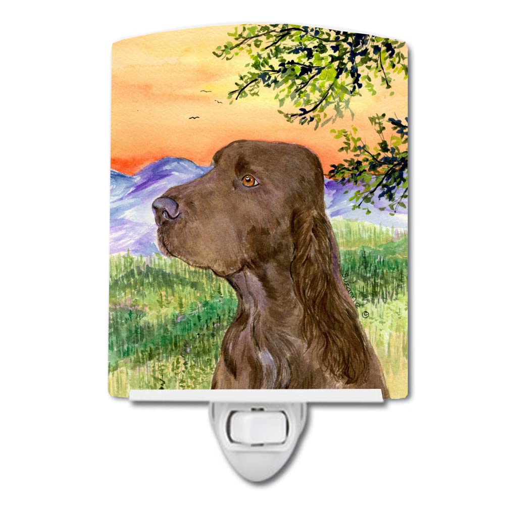 Carolines Treasures Ceramic Night Light, Field Spaniel, UL-Certified, 6x4x3in, Multicolor, Model SS1017CNL