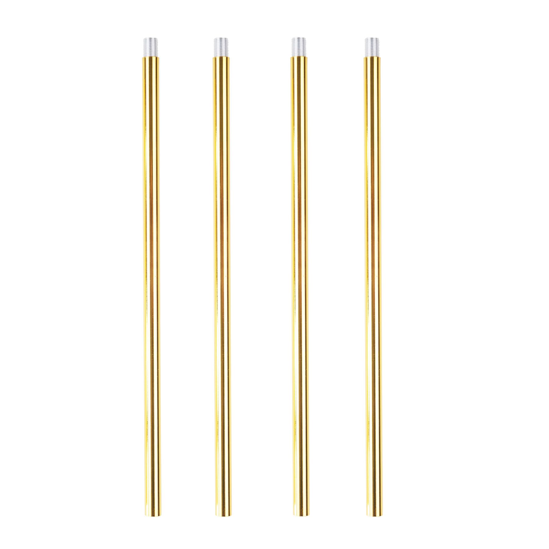Haligate Matte Black M10 Threaded Extension Rod for Pendant Light, Island Lighting, Chandeliers,Lighting Fixture downrods & Stem