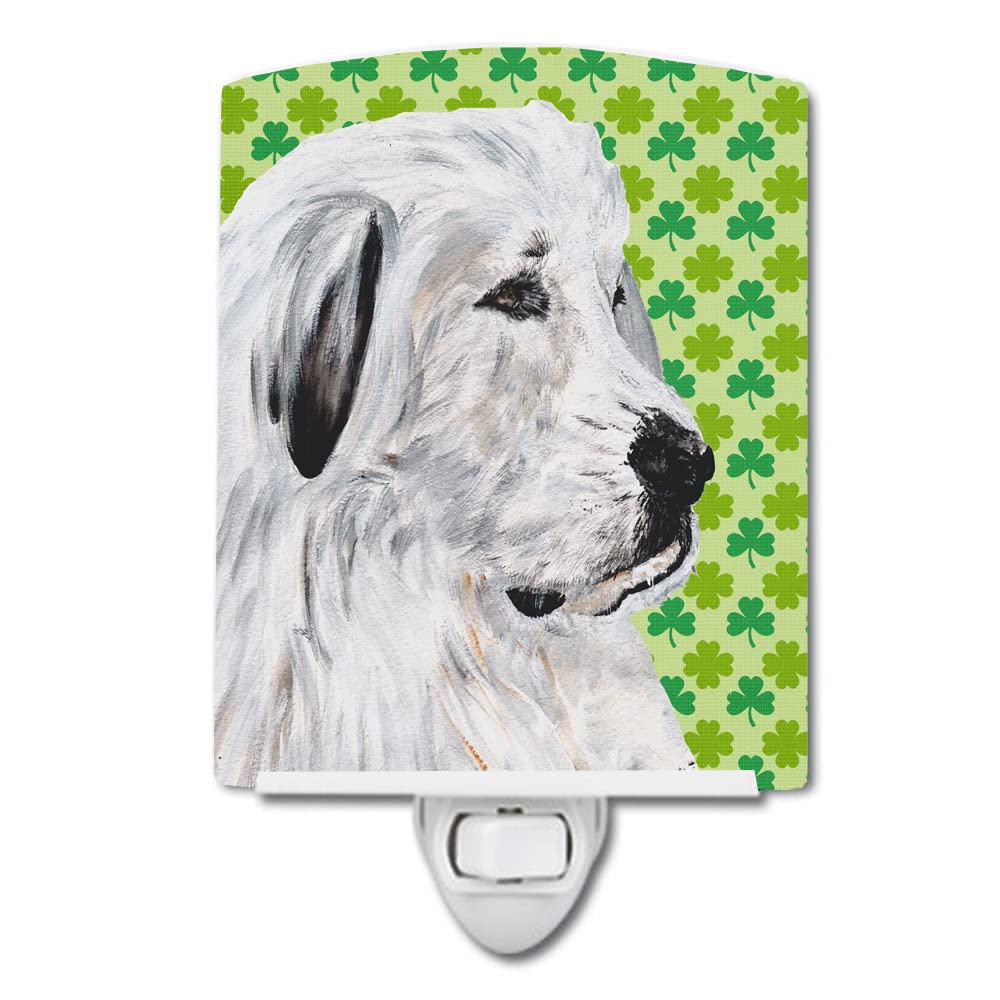 Carolines Treasures Ceramic Night Light, Great Pyrenees, 6x4x3, UL-Certified, Multicolor, Model SC9738CNL