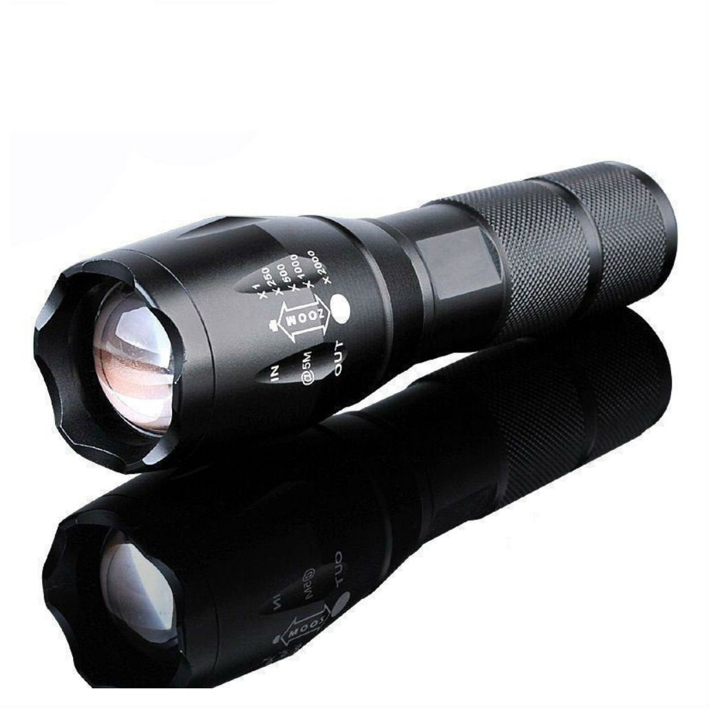 10000 Lumens Xm-L T6 Zoomable Tactical Military Led 18650 Flashlight Torch Lamp