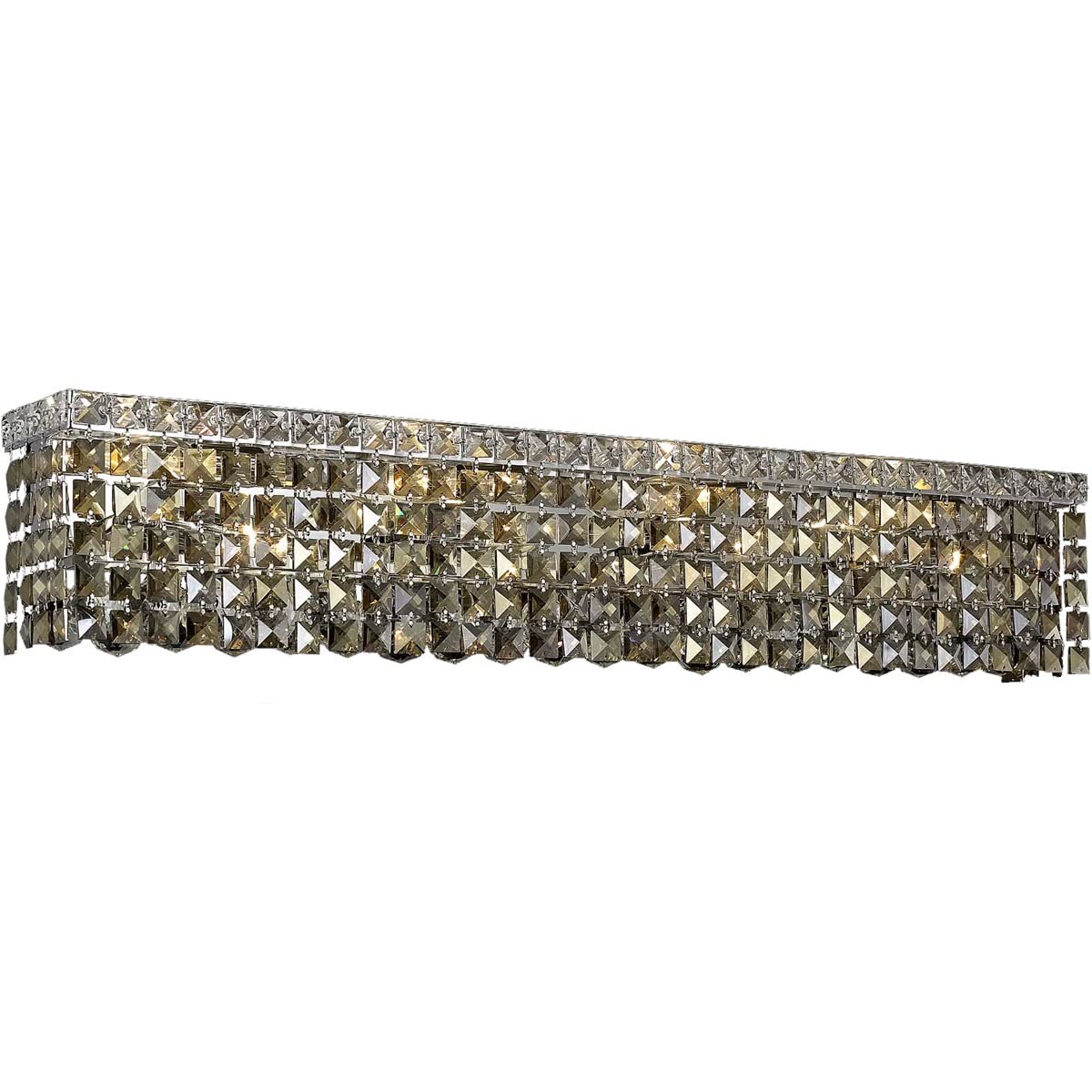 Elegant Lighting 2033W36c-gT-Rc 36 L x 45 W x 625 H in Maxim collection Wall Sconce - Royal cut- chrome Finish