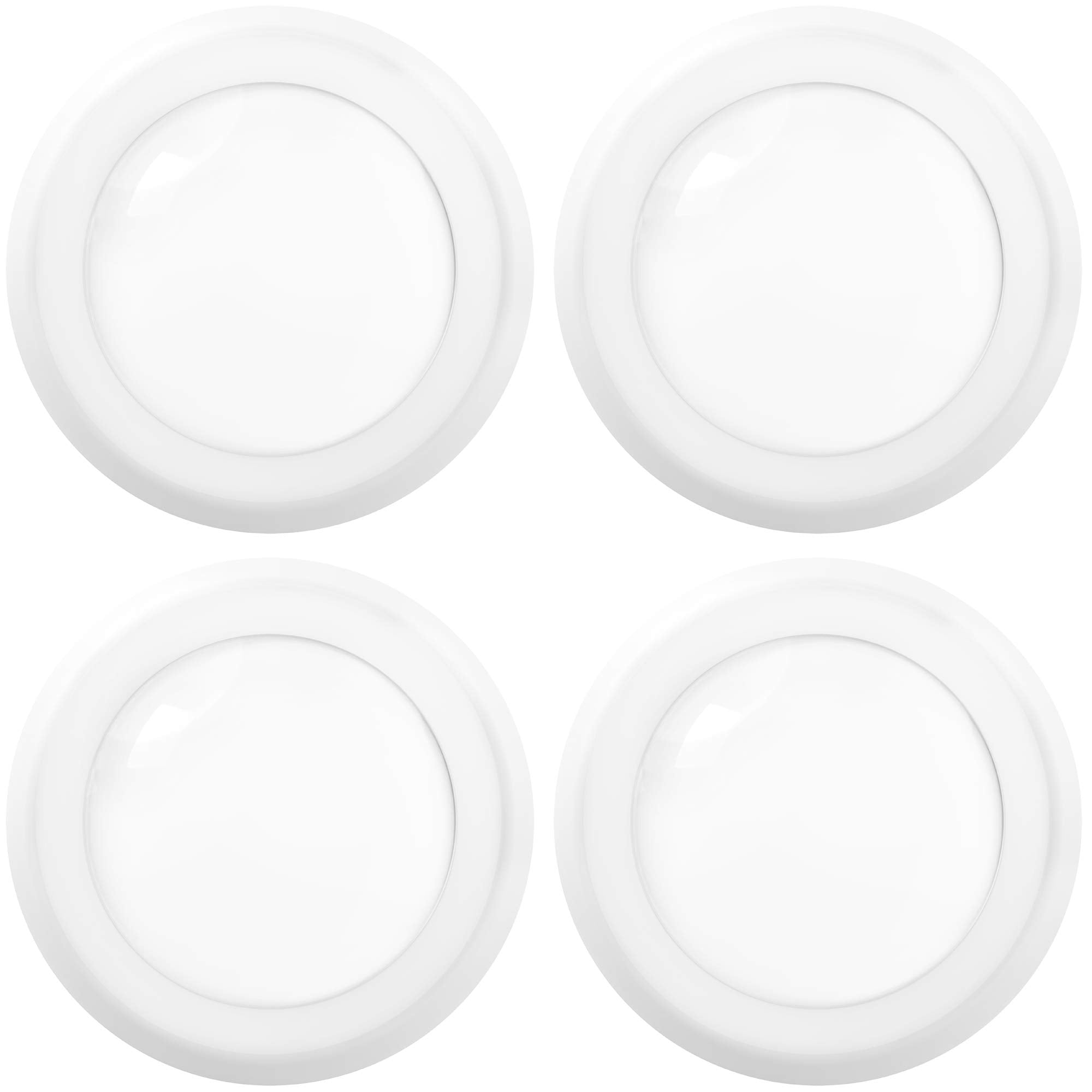 Sunco 5/6” Led Disk Lights Flush Mount Ceiling Light Fixture Recessed 4000K Cool White, 15W, 1050Lm, Dimmable Low Profile Surface Mount Etl & Energy Star Listed 4 Pack