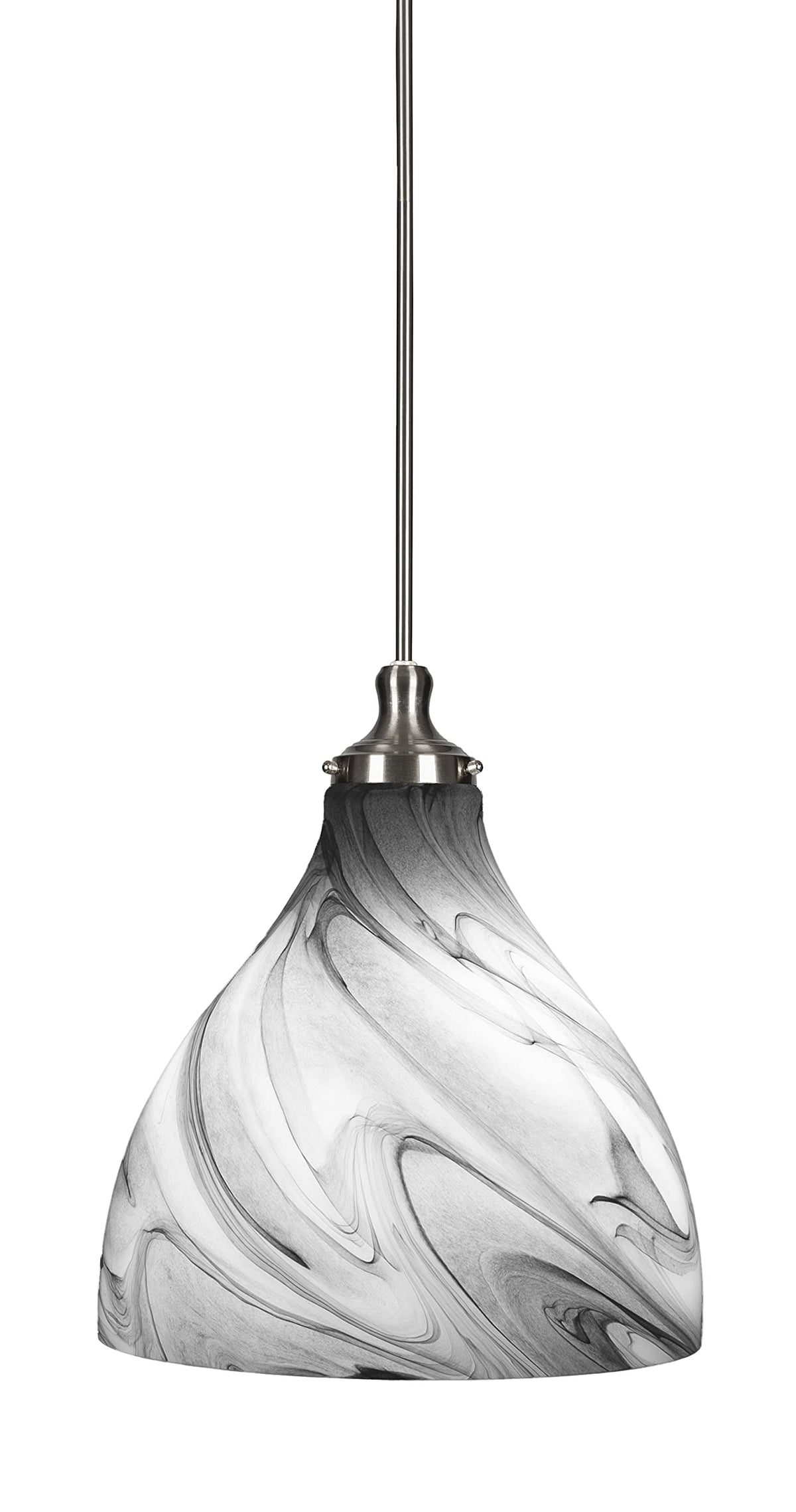 Juno 1 Light Pendant in Brushed Nickel (77-BN-4749)
