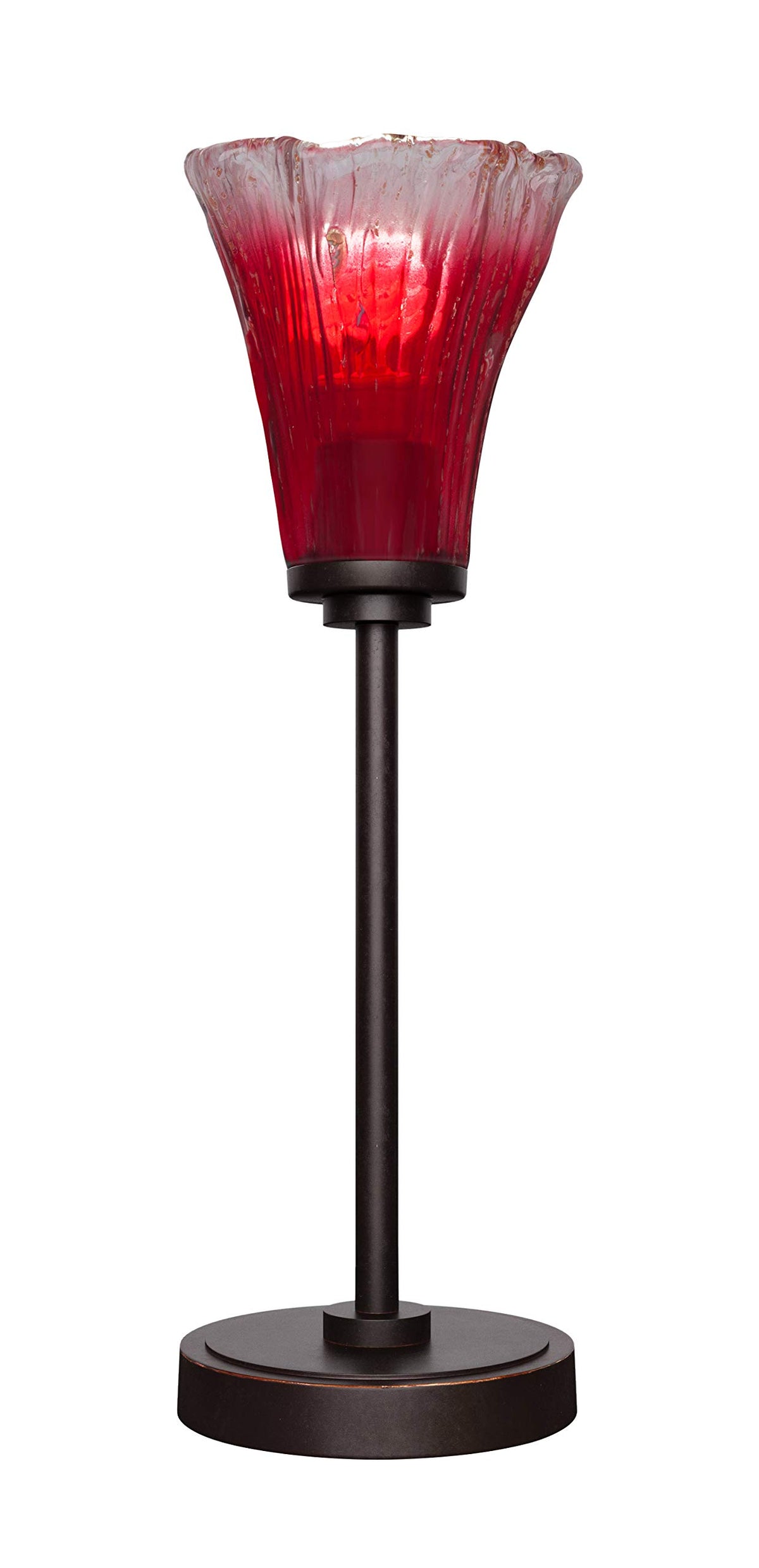 Toltec Lighting Luna 1 Light Table Lamp in Dark Granite (53-DG-726)