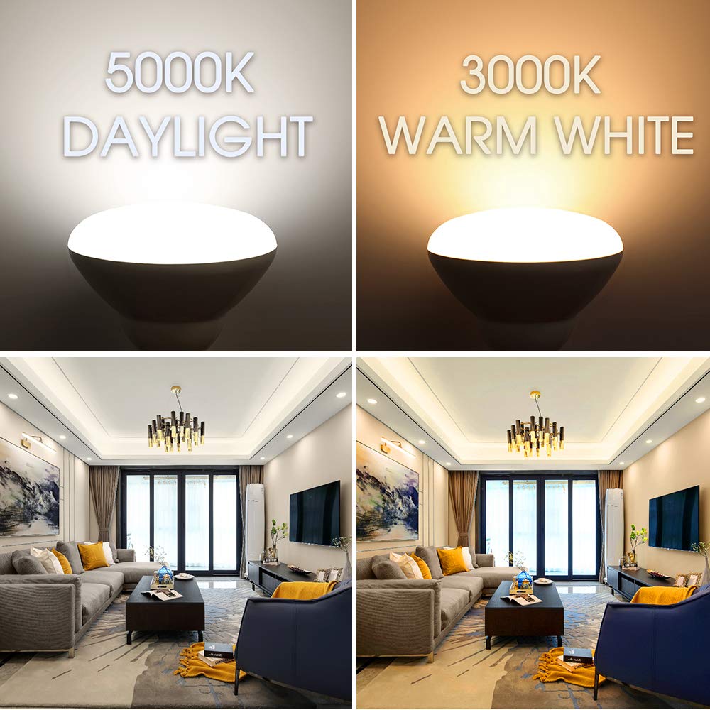 Energetic Led Br30 Flood Light Bulbs, 65W, Dimmable, 5000K Daylight, 750 Lumens, Ul Listed, 6 Pack