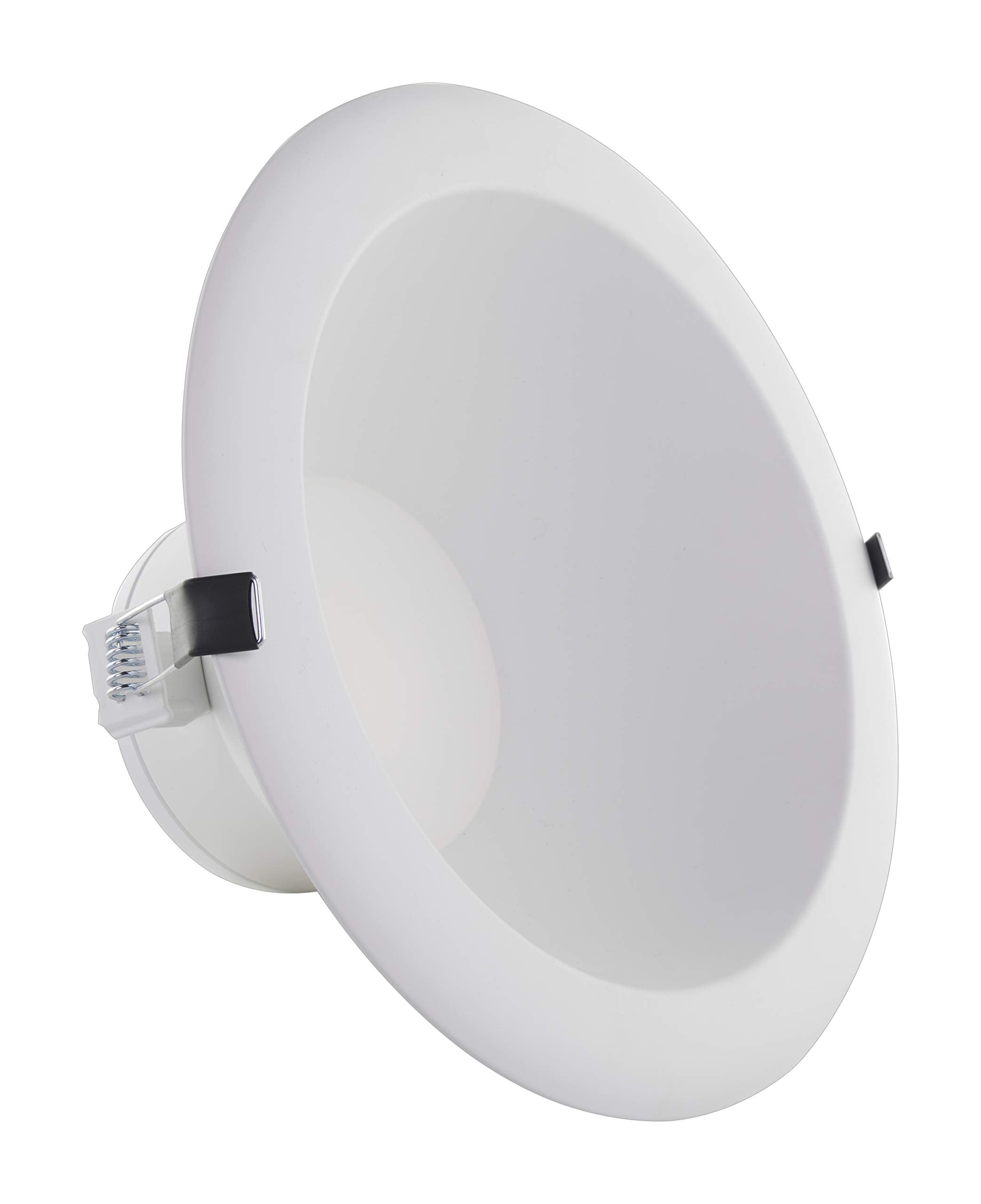 Satco CCT and Wattage Selectable LED Commercial Recessed Downlight, 10 Inches, White