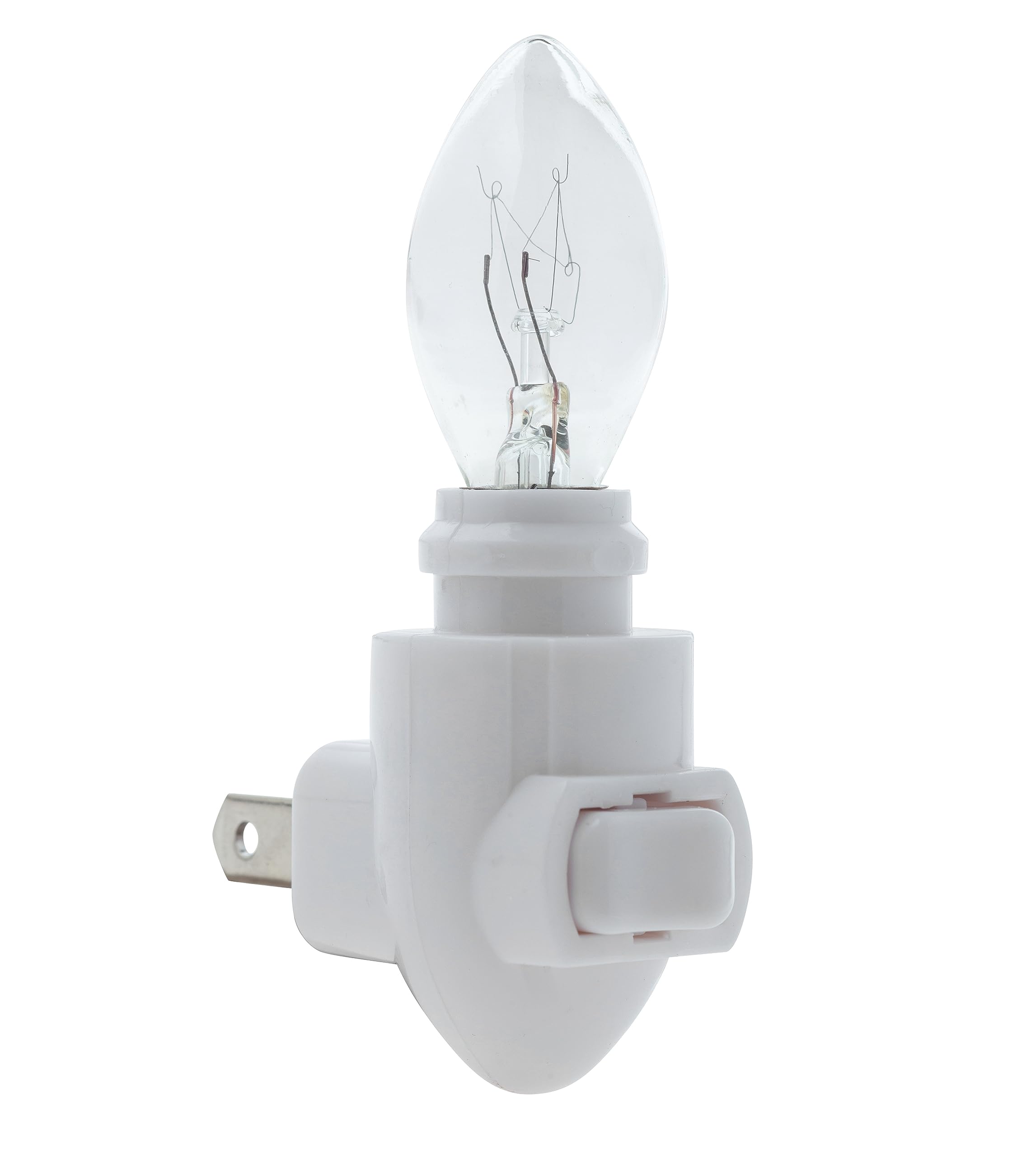 Projectpak Plug-In Night Light Module, 4 Watt Bulb, White Plastic, Pack of 4, Model NLSWW+3227
