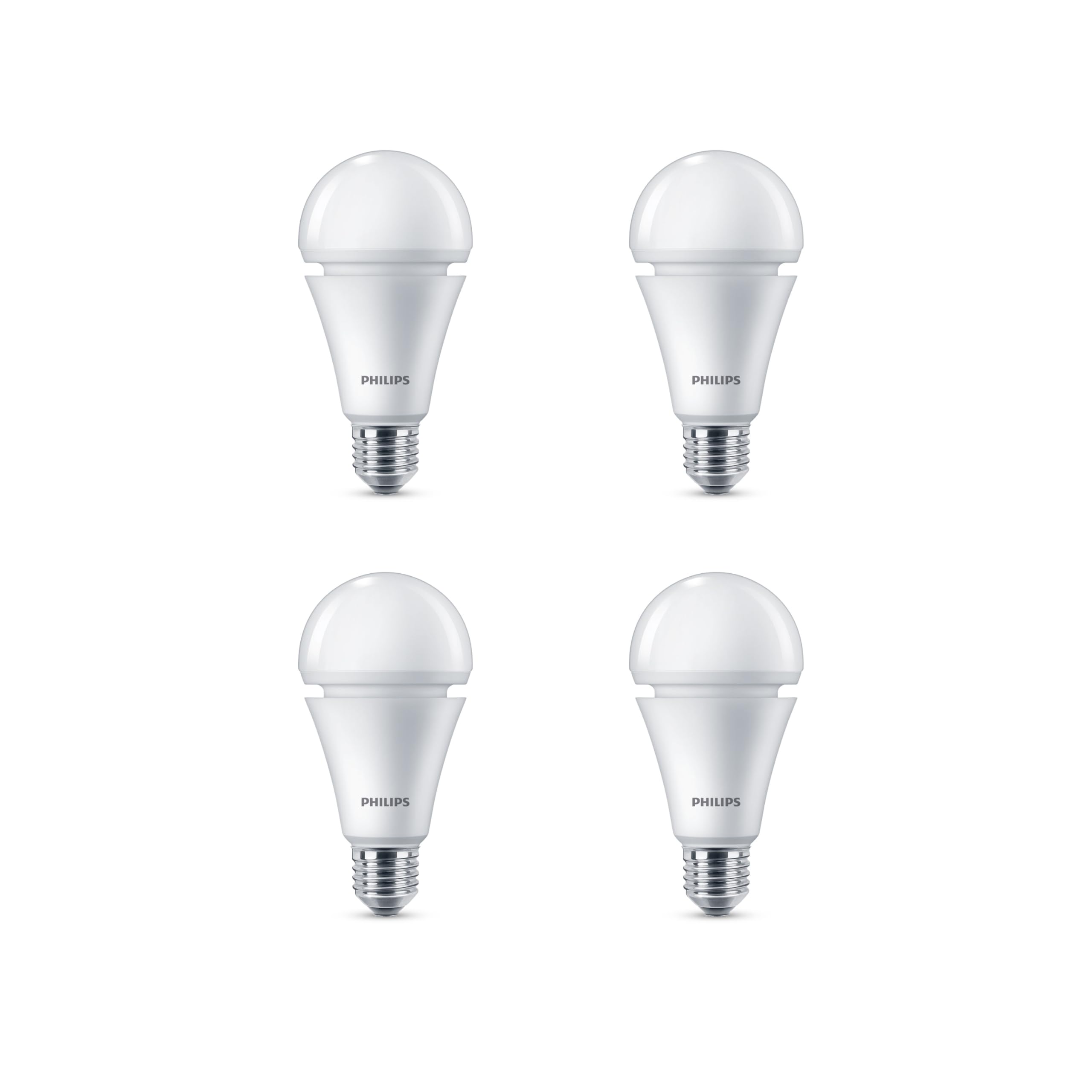 Philips LED A21 Light Bulb 2610 Lumen Soft White 2700K 29W=150W E26 Base 4-Pack