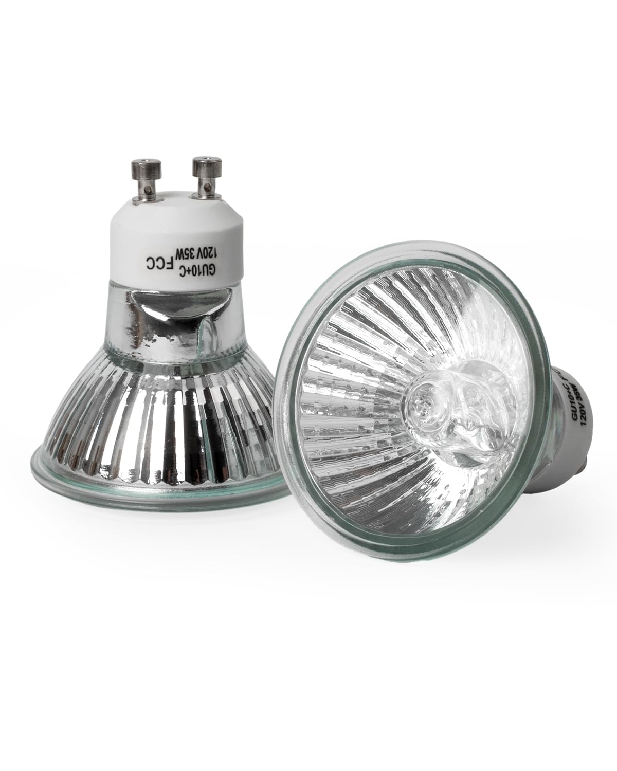 Elenhome 120V 35W Gu10 Bulb For Candle Warmer Lamp, 2Pcs Gu10+C Dimmable 2800K Warm White Halogen Light Bulbs 2 Pin, Wax Burner 