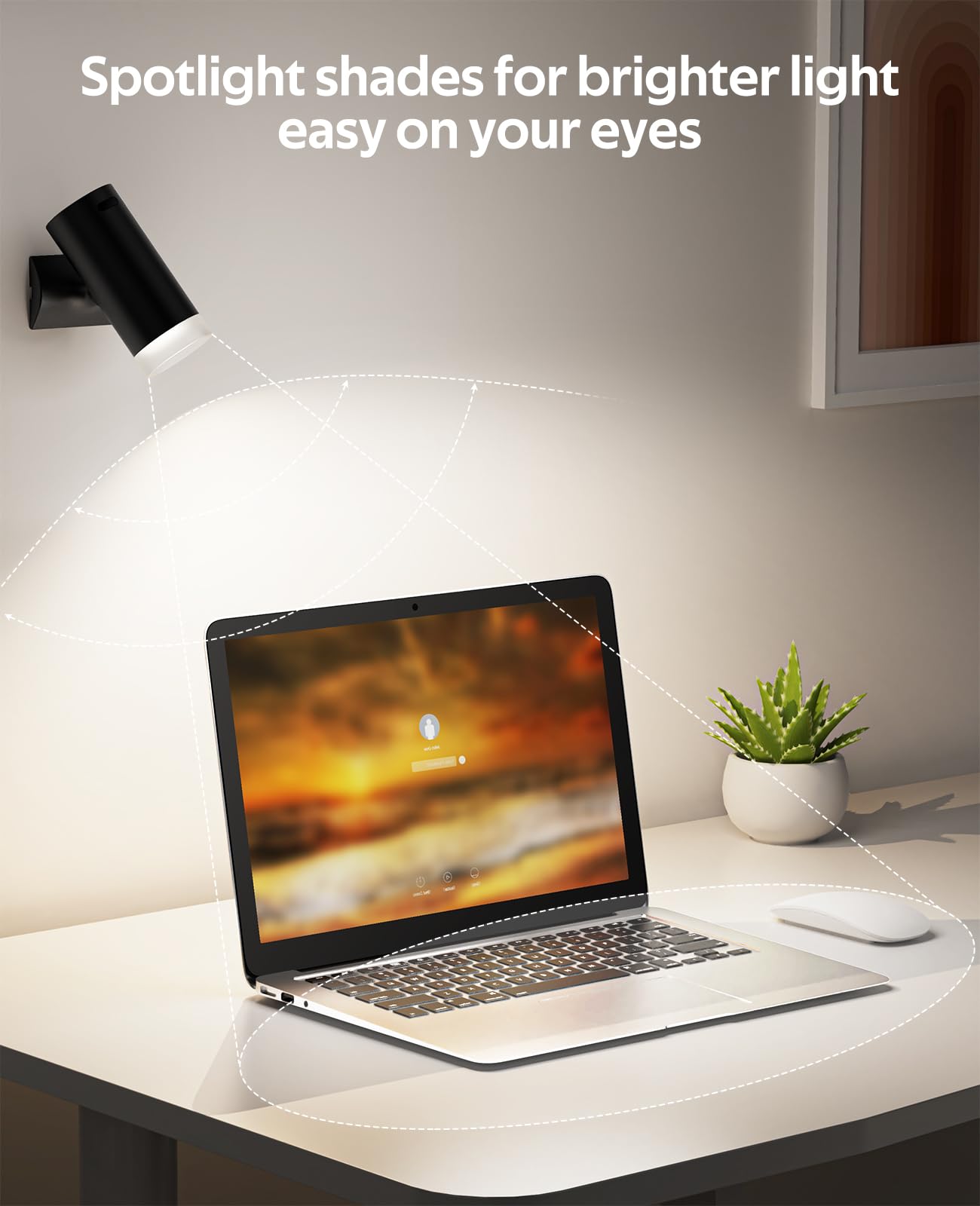 Afyuol LED Wall Sconce - Wireless Battery Operated, 12RGB & 3CCT Dimmable, Metal, Black, AFSWS-1PC, Ideal for Bedroom & Living