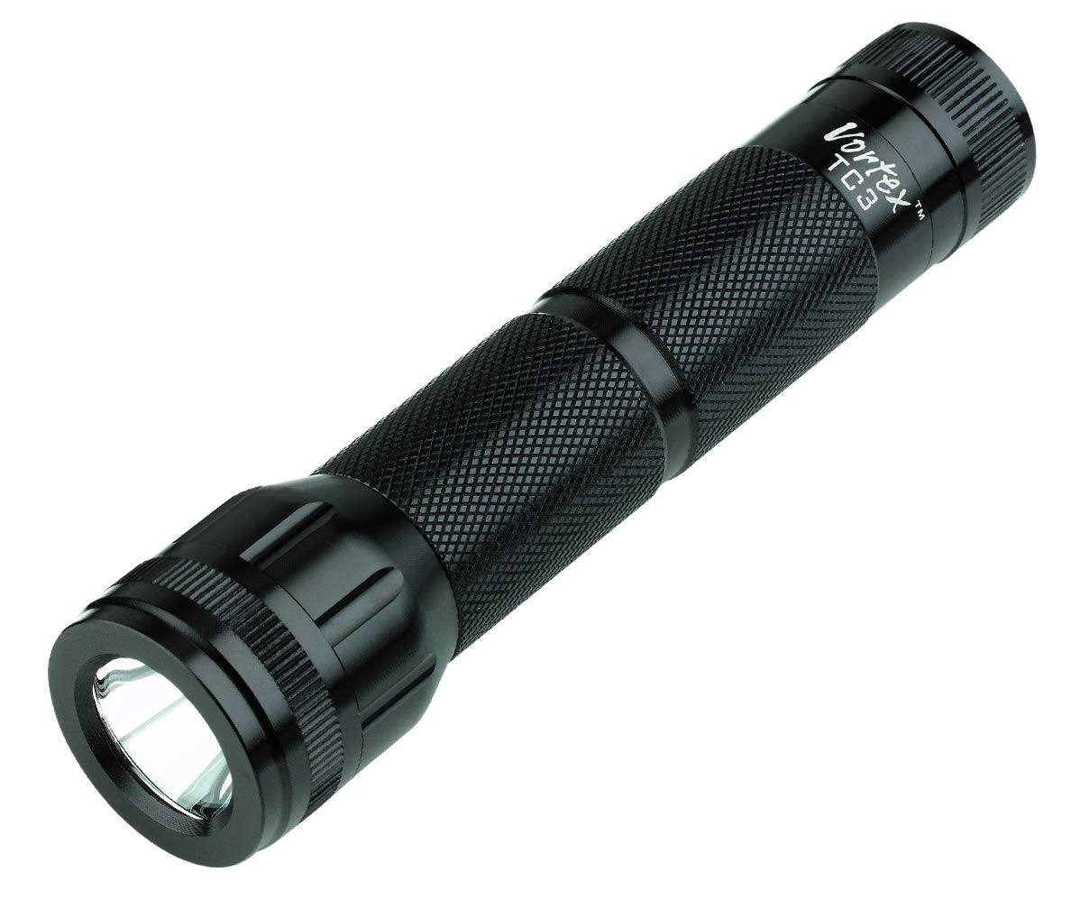 Vortex TC3 Tactical Handhold Momentary End Cap Switch High Power LED User Friendly Nylon Holster Durable Only Simple ON/Off Flas