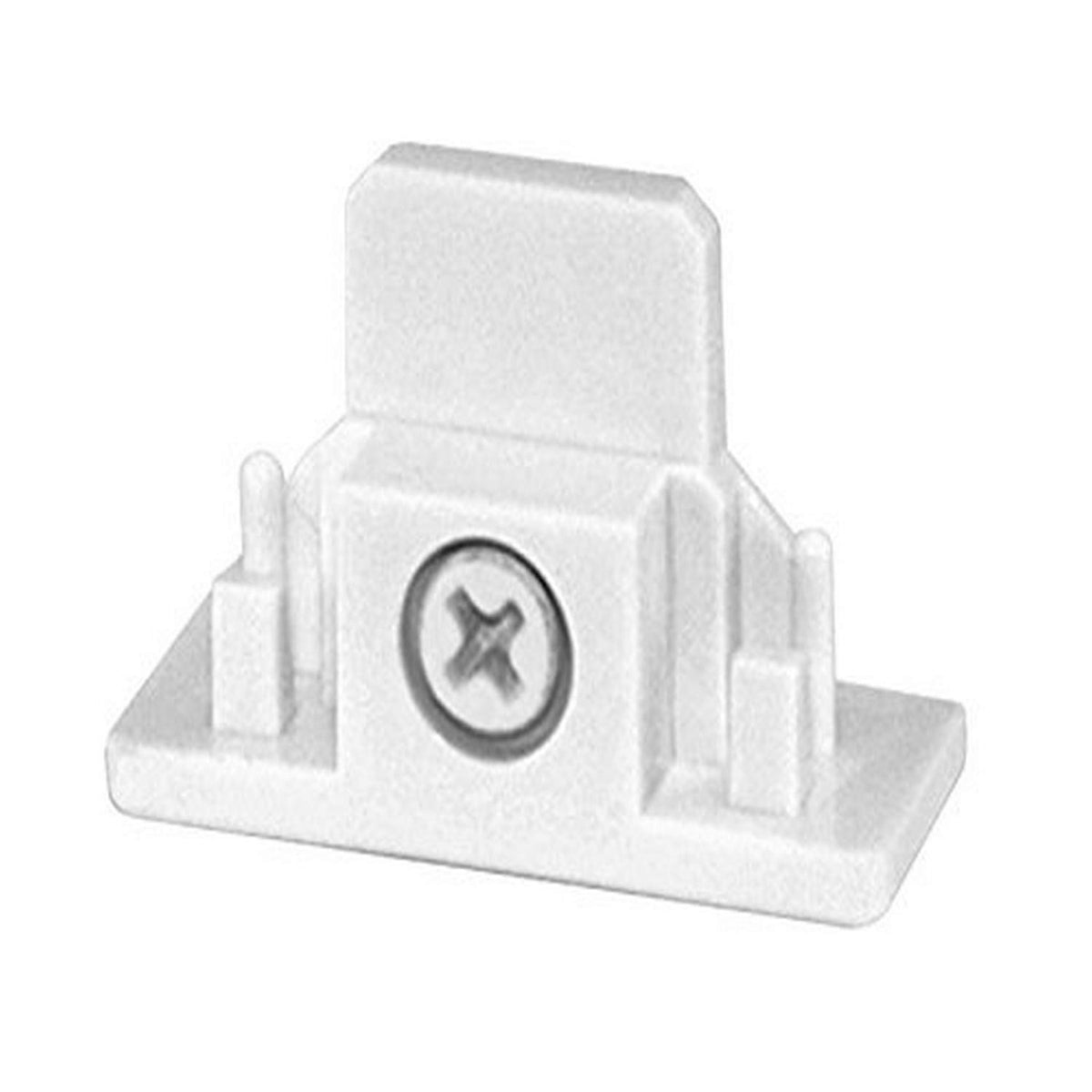 Juno R28 Wh Trac-Lites Dead End Feed, 1V, White, 1 Count - Glass Lighting Solution