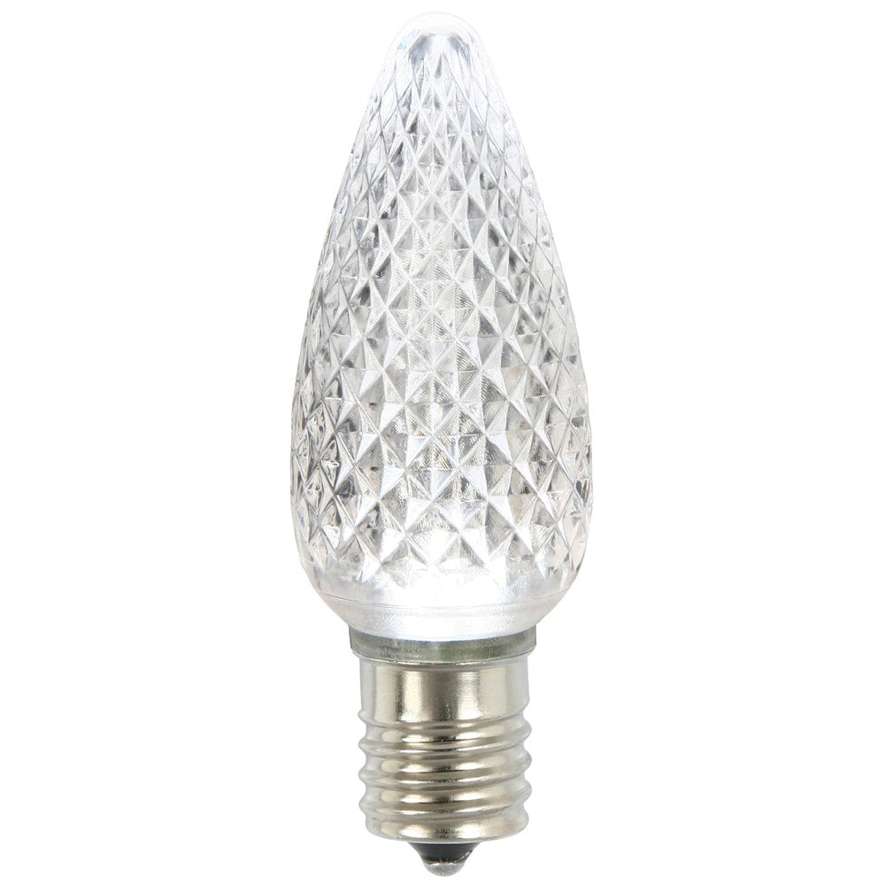 Vickerman C9 FacetedLED Pure White Bulb .45W 25Bx - XLEDC9P-25