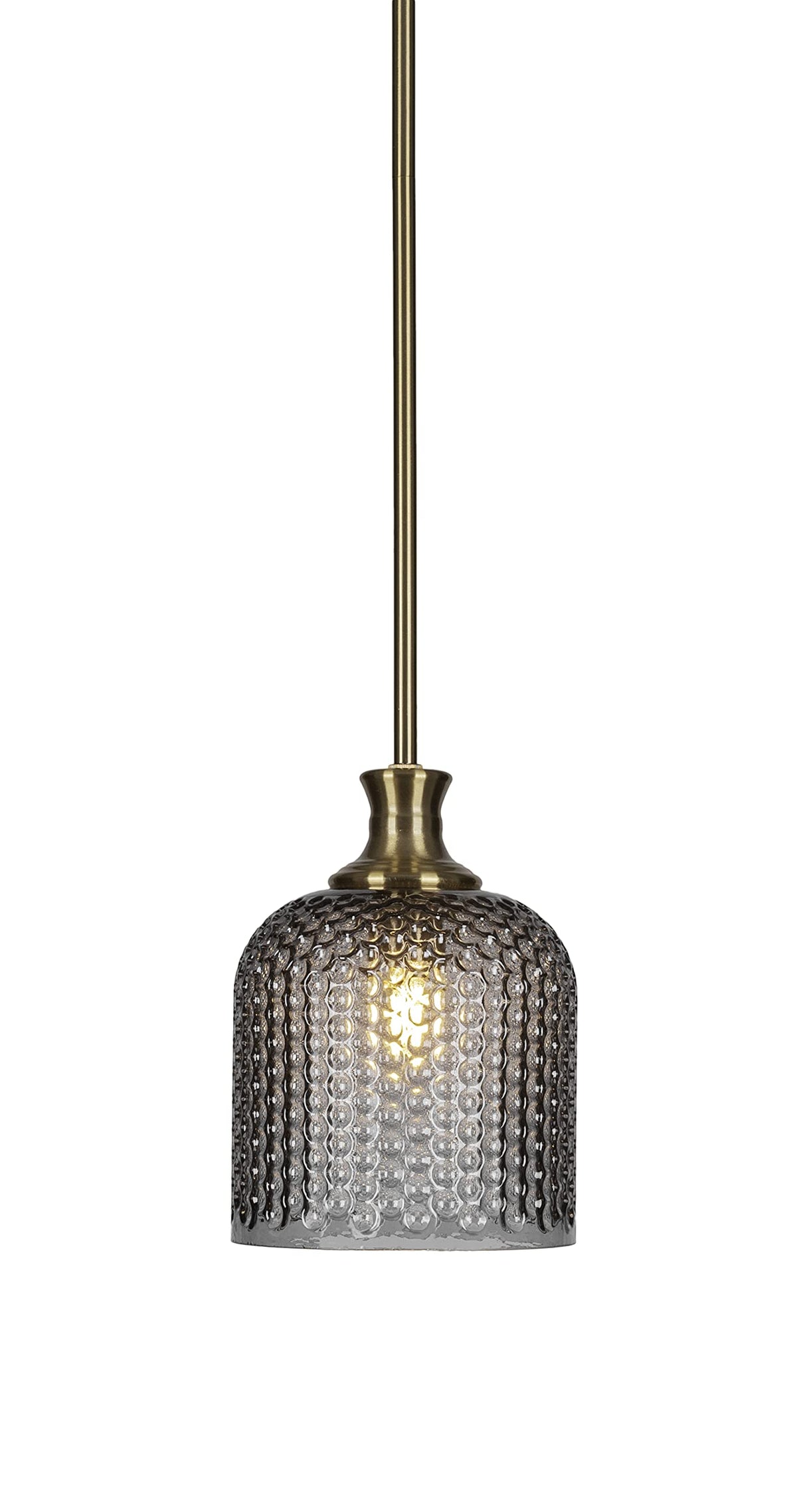 Zola 1 Light Pendant in New Age Brass (76-NAB-4912)