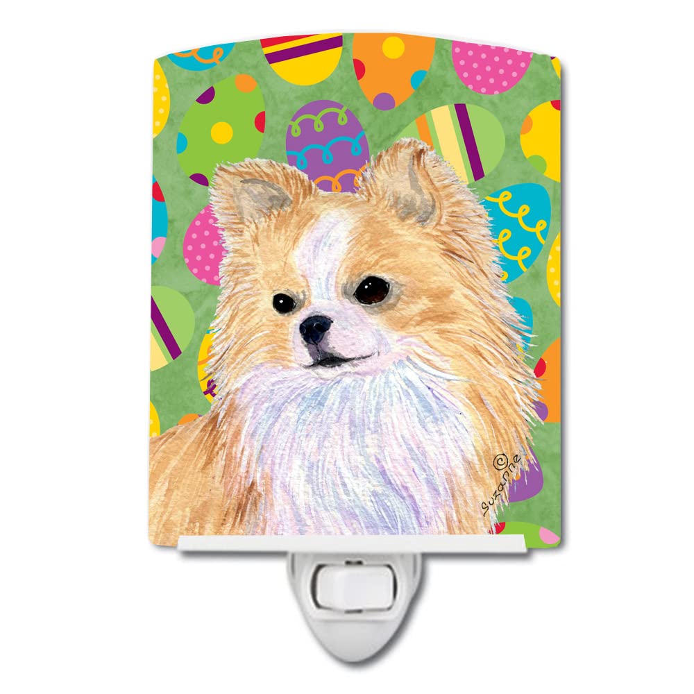 Carolines Treasures Ceramic Night Light, Chihuahua Design, UL-Certified, 6x4x3in, Multicolor, Model SS4818CNL