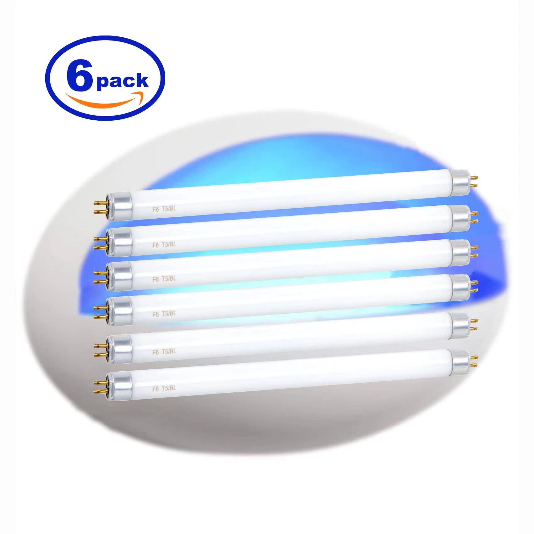 Celiwace 6W T5 Replacement Bulb Fluorescent Light Tube F6T5/BL 9 Inches White for DynaTrap DT2000XL, DT2000XLP