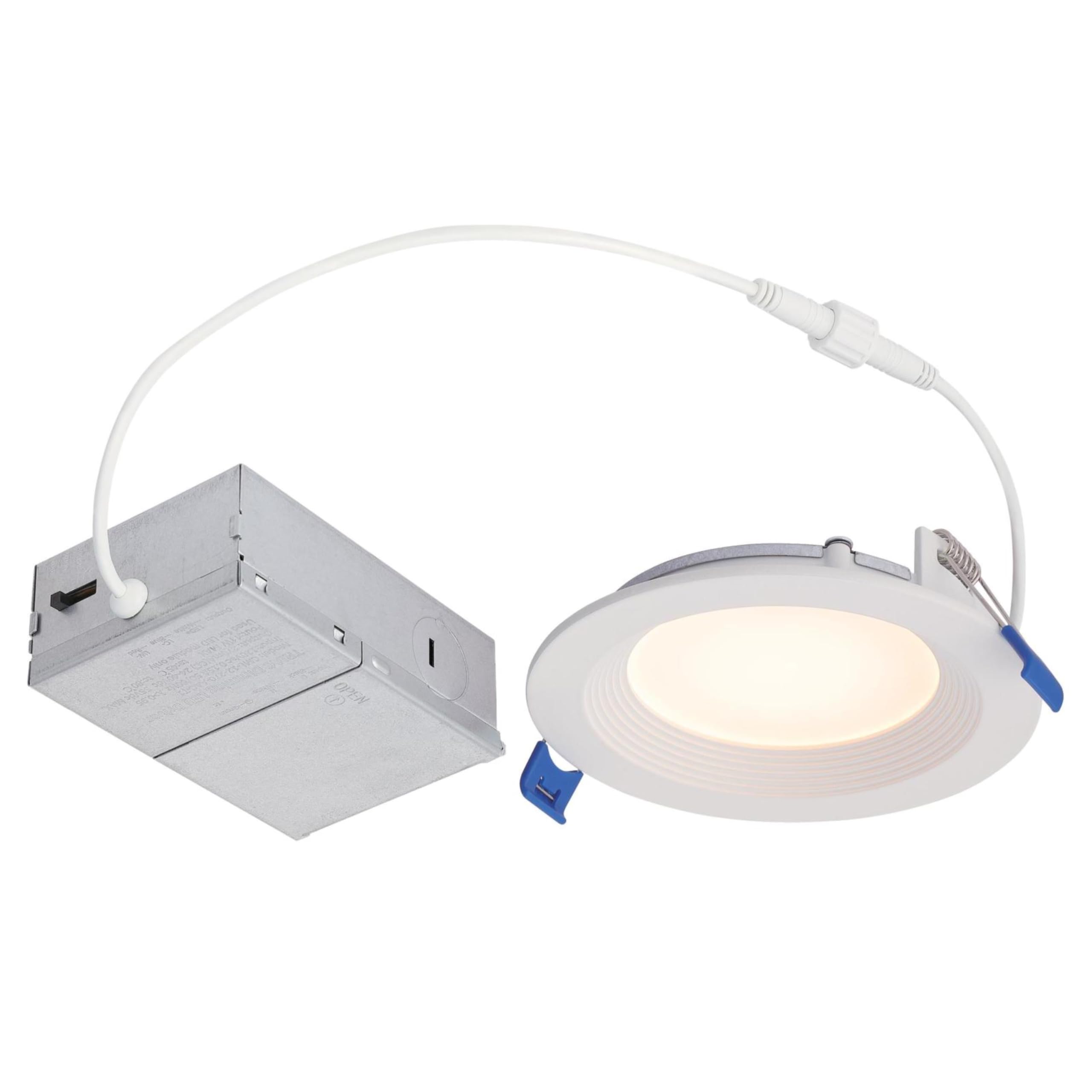 Westinghouse Lighting 5226100 10 Watt (65 Watt Equivalent) 4-Inch Slim Recessed LED Downlight Color Temperature Selection, Dimma