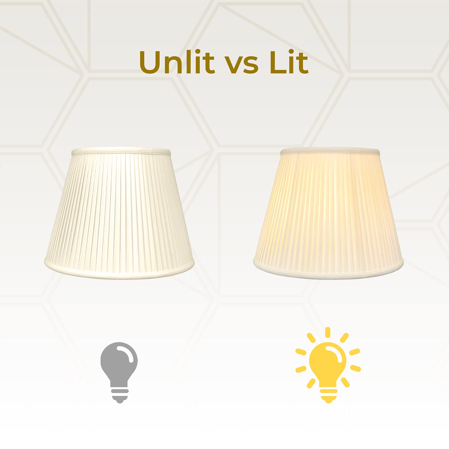 Royal Designs, Inc. Deep Empire Side Pleated Basic Lamp Shade, Bs-729-18-Bg, 11 X 18 X 13.5 (Spider), Beige