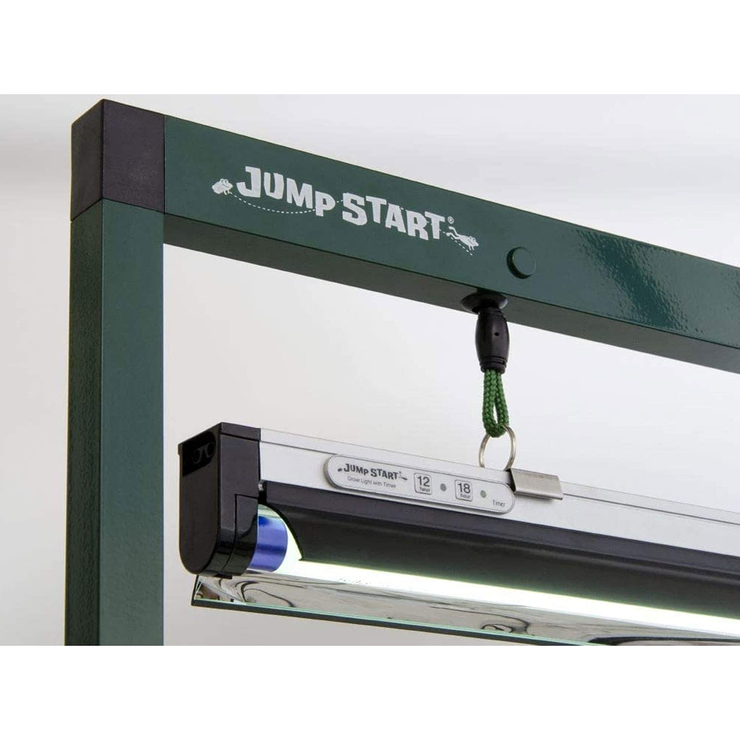 Jump Start Jsv2T 24 Watt T5 120V Grow Light System With Built In Timer, Adjustable Height, 2 Foot Wide Stand, Fixture, And Tube