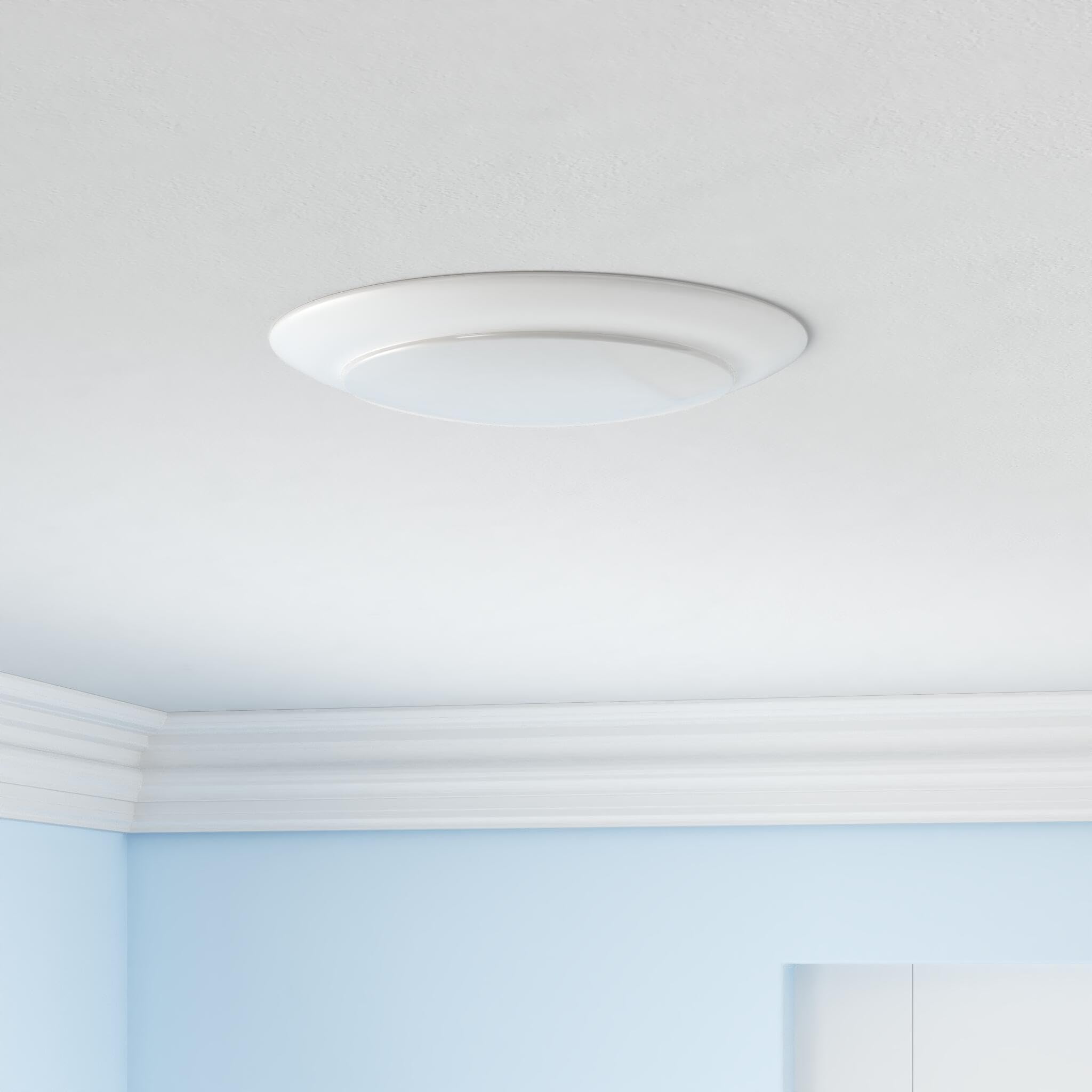 Parmida LED 5/6 Inch Dimmable 3CCT LED Disk Lights, 15W, 1050lm, 12 Pack, Color Selectable 3000K/400