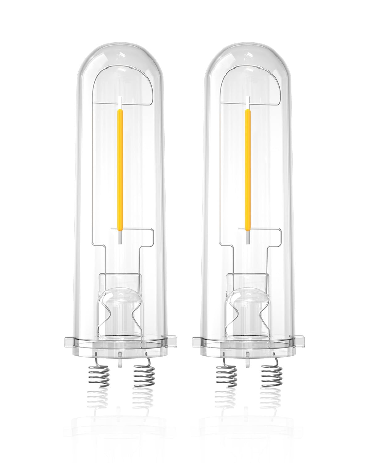 Trustwheel Outdoor Solar Light Bulb Replacement - 2 Pack Warm White 3000K Solar Garden Light Bulbs Dc 3V 0.5W Hampton Bay Replacement Bulb For Lanscape Garden Yard Patio Walkway Lighting