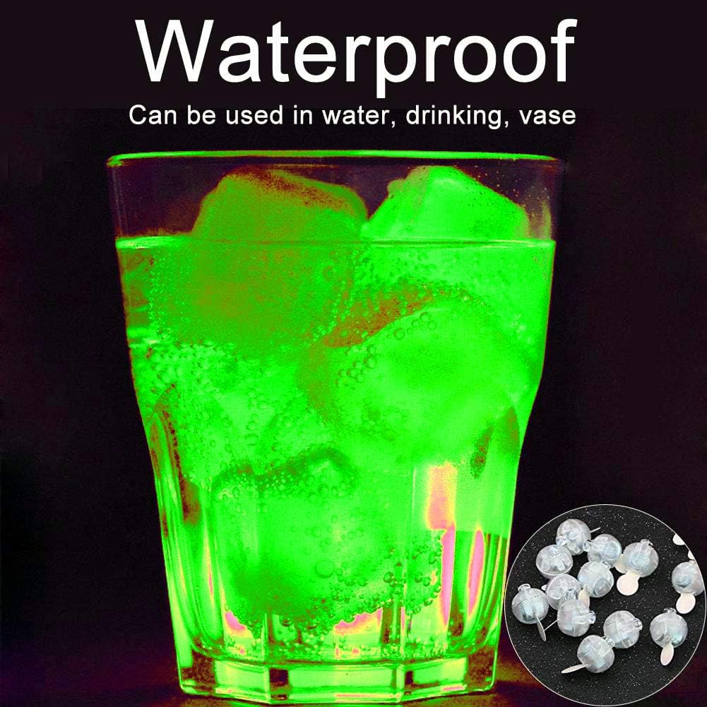 Jjgoo 100Pcs Led Balloon Light Mini Round Balls Lights, Waterproof Tiny Led Light Long Standby Time Lights For Balloon Paper Lantern Easter Eggs Birthday Party Wedding Halloween Christmas Decoration