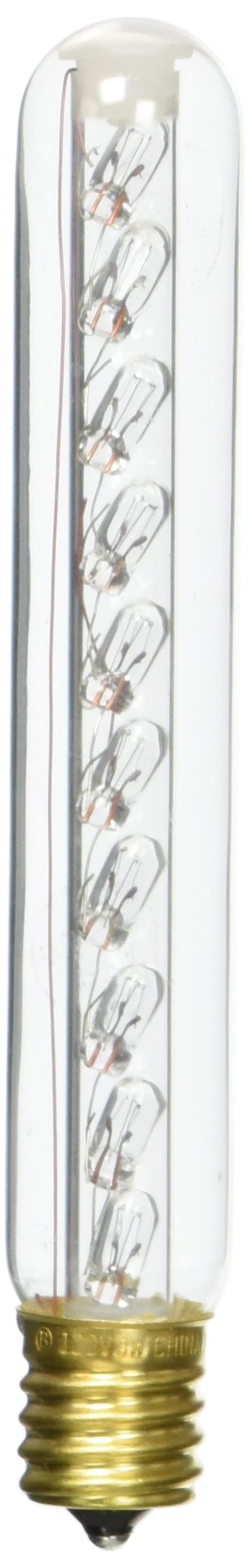 Bulbrite Incandescent T6.5 Intermediate Base (E17) Light Bulb, 9 Watt, Clear