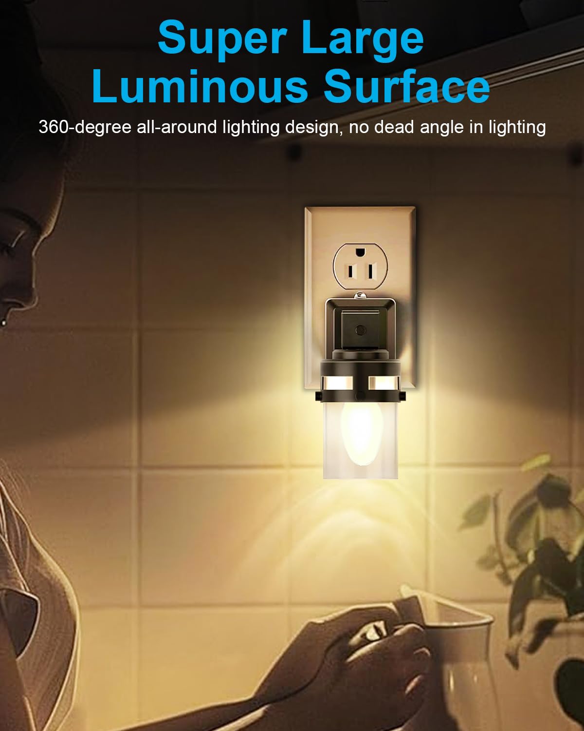 Ouukoo Night Light Bulb Warm White Replacement Bulbs - E12 Light Bulbs - 7Watt Incandescent Light Bulbs - 15 Packs, Warm White G