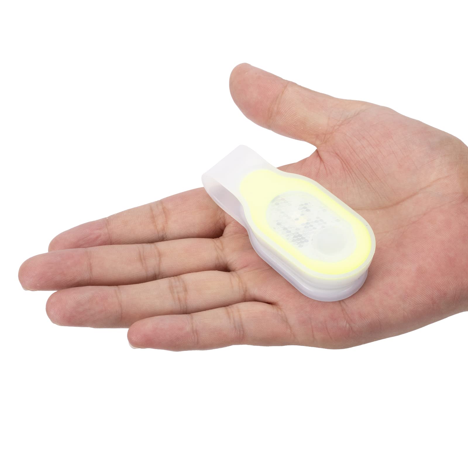 Alonefire Clip On Flashlight Nursing Light Night Shift Nurse Essentials Glow Badge Hands Free Strong Magnetic Nurse Accessories