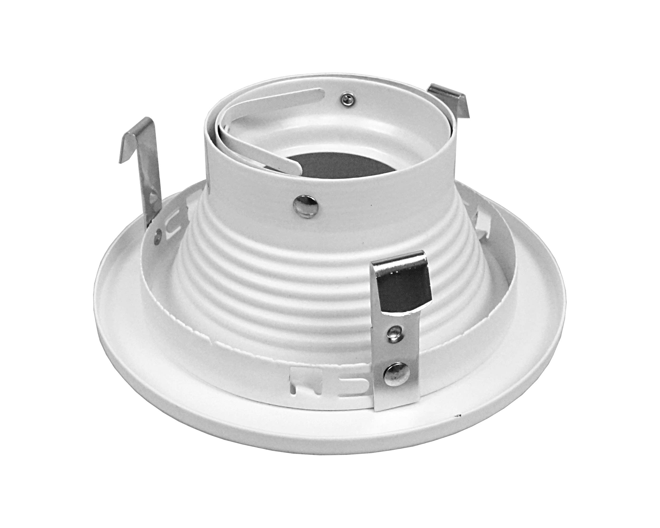 Nicor Lighting 4 Inch White Recessed Baffle Trim For Mr16 Bulb (14002)