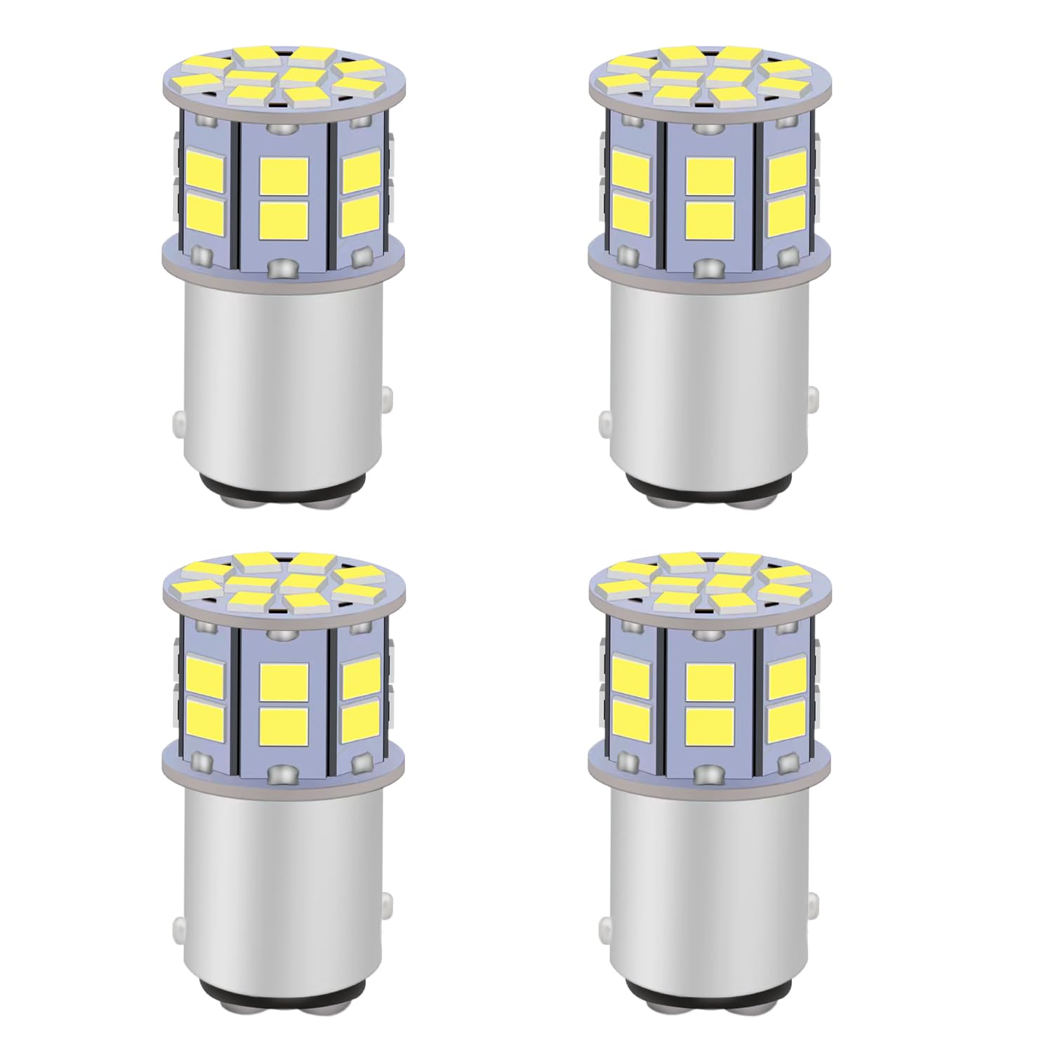 LEDYOTRY 1157 LED Bulb, Super Bright White, Backup Reverse Lights, Brake Tail Lights, Pack of 4