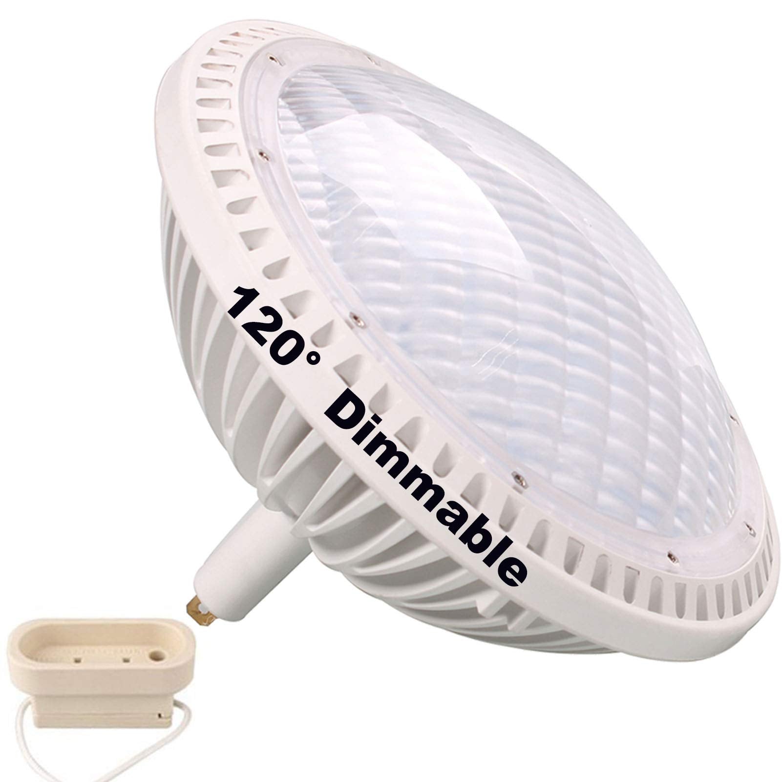 BAOMING PAR64 WFL LED Bulb 40W Replace Traditional 500w PAR64 Dimmable 120 Warm White 2700~3000K 120V GX16D