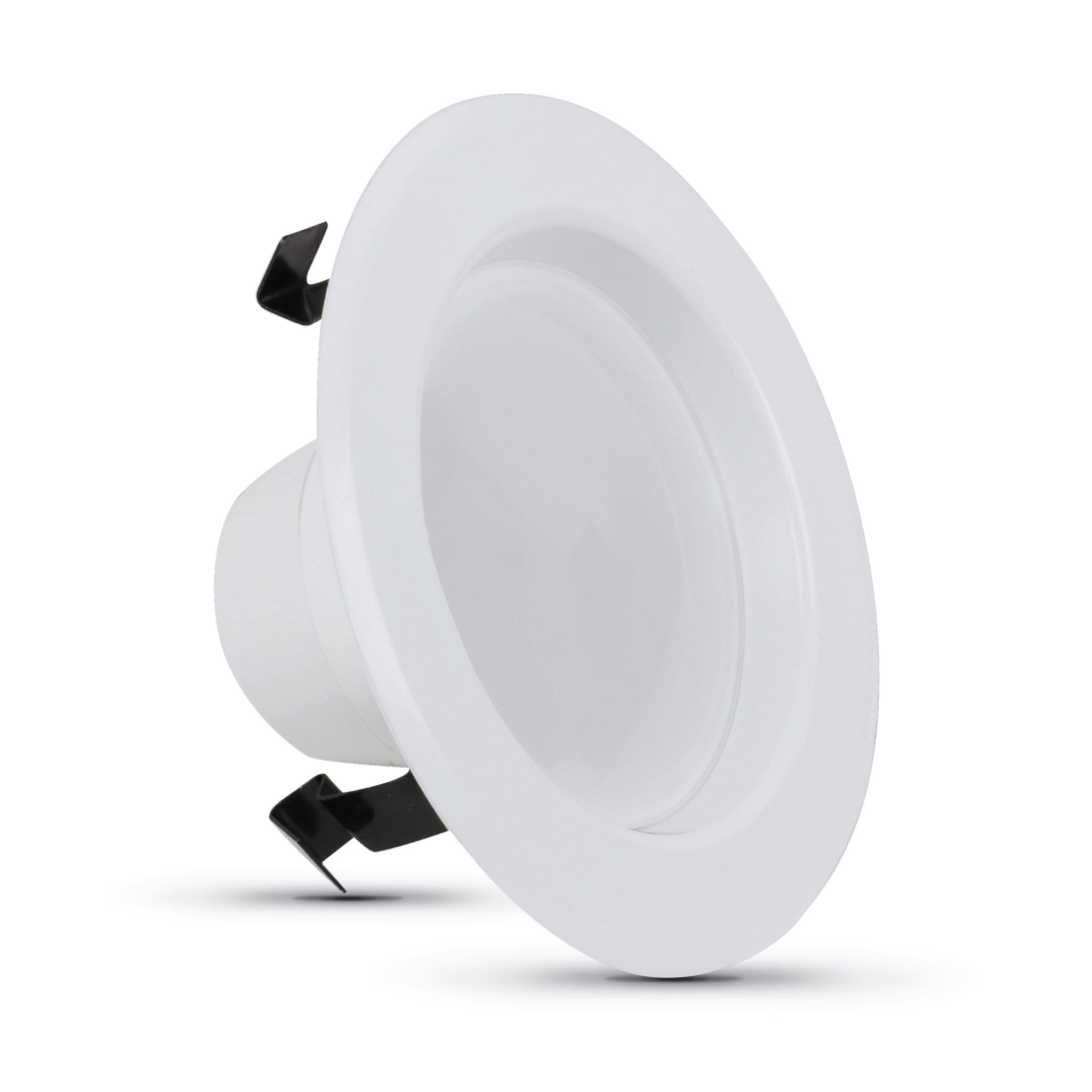 Feit Electric LED Retrofit Kit - 540 Lumen, Dimmable, 3000/4000/5000K, 4 in., White, Model LEDR4/4WYCA