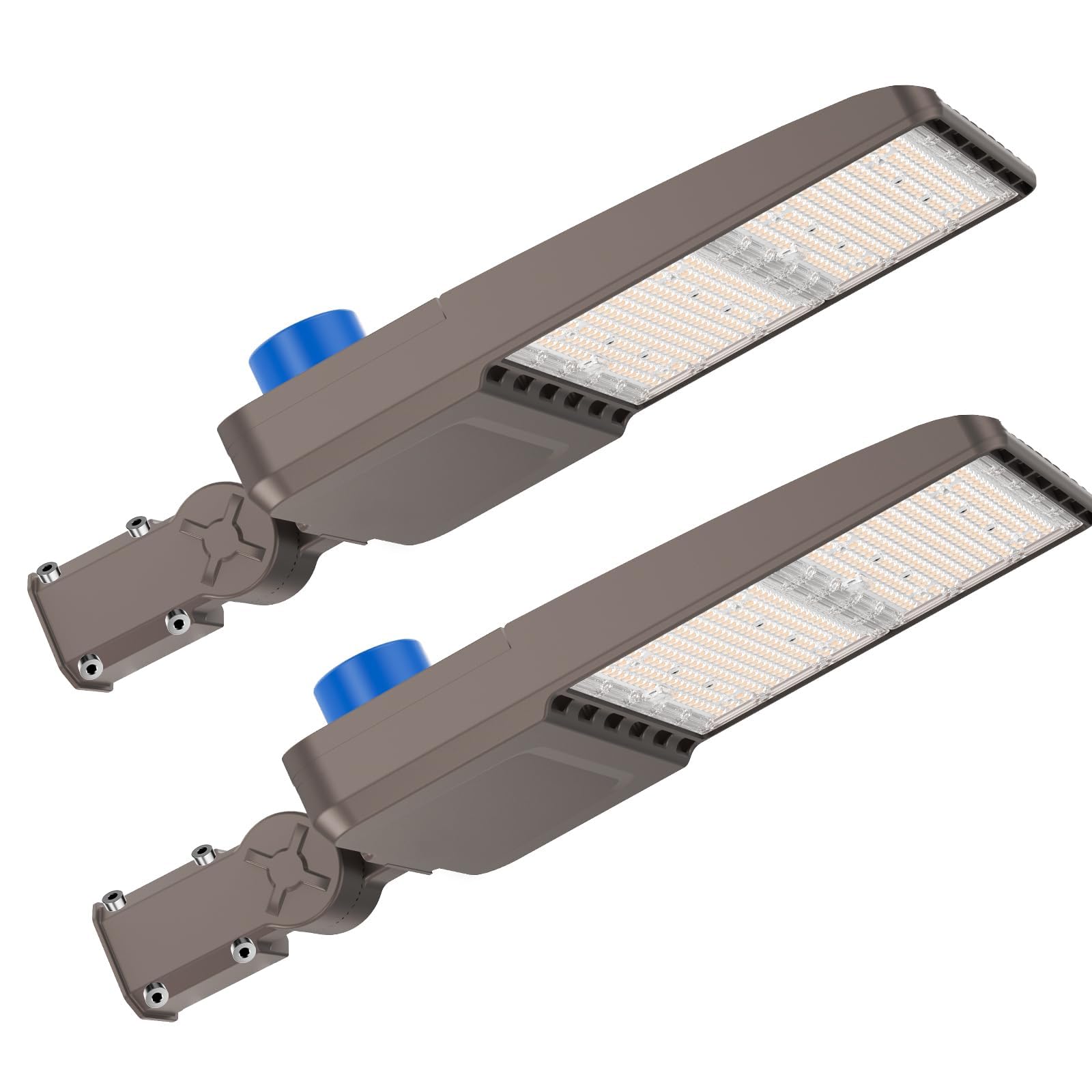 G GJIA LED Parking Lot Light, 300W, 42,000LM 5000K, LED Shoebox Light with Dusk to Dawn Photocell,Adjustable Slipfitter Mount, I