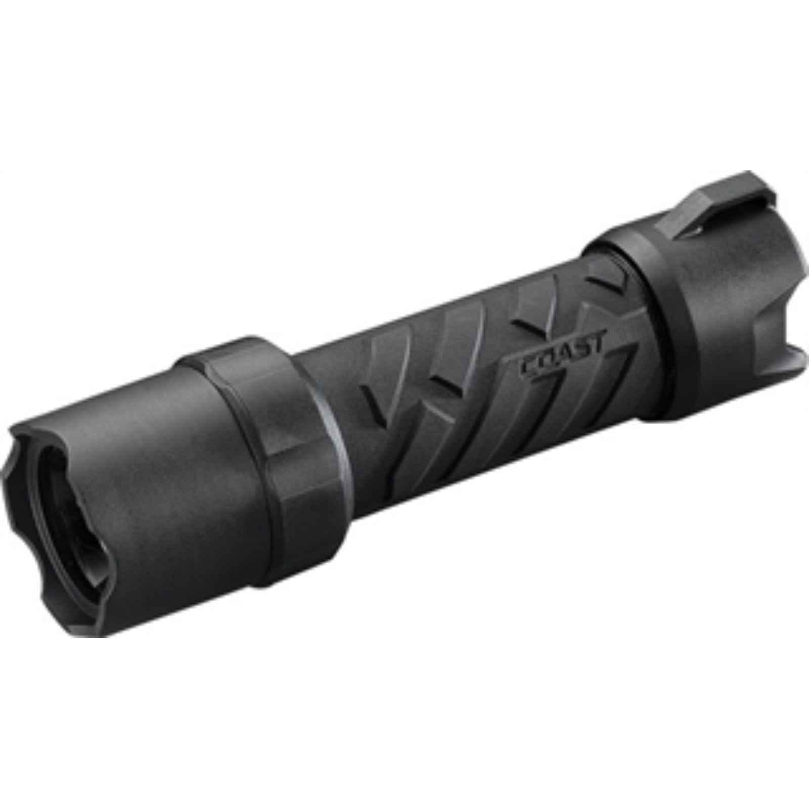 Coast® Polysteel® 400 Lumen Focusing Led Flashlight, Stainless Steel, Black, Twist Focus™