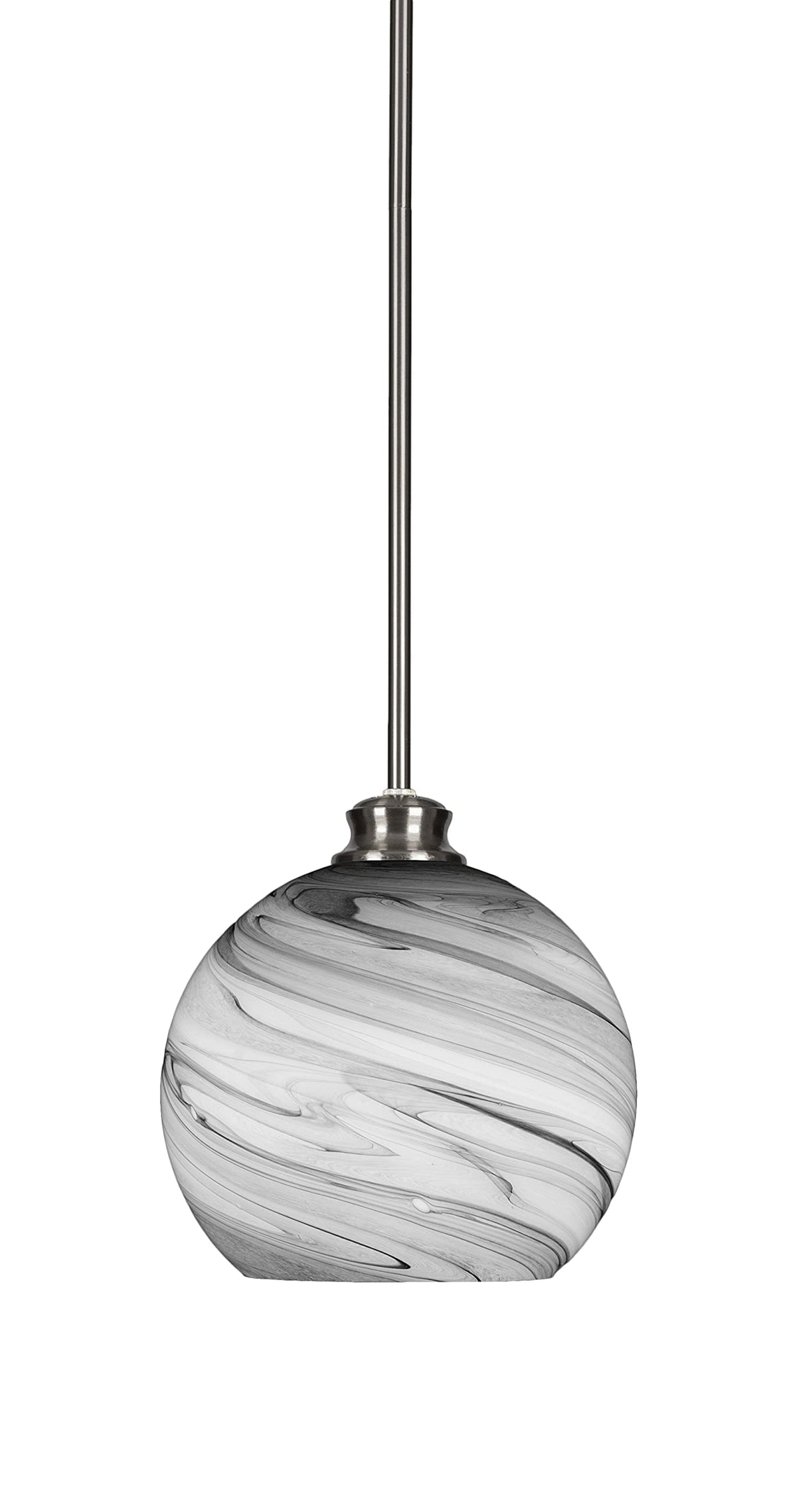 Toltec Lighting Kimbro 1 Light Pendant in Brushed Nickel (72-BN-4359)