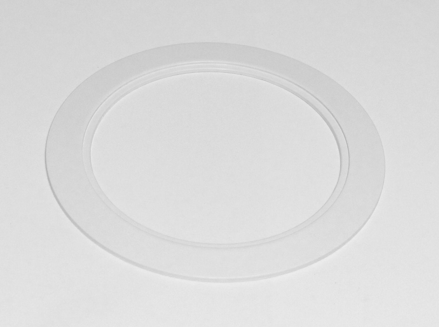 10 Pack-White Light Trim Ring Recessed Can 6&quot; Inch Over Size Oversized Lighting Fixture