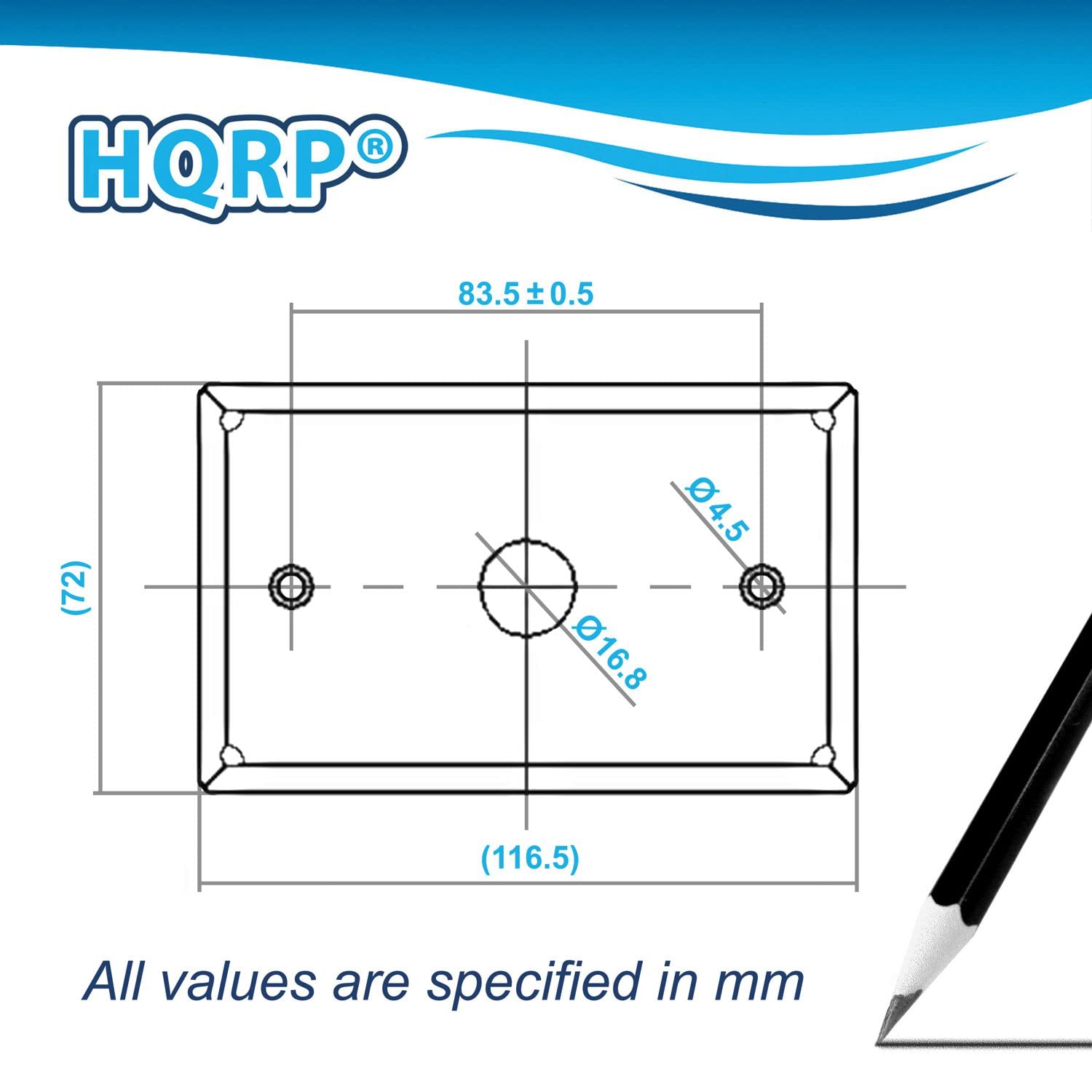 HQRP Photocell Thermal Light Sensor, Dusk to Dawn Control, Wire-in Switch, Model 887774704122214, 1-Pack