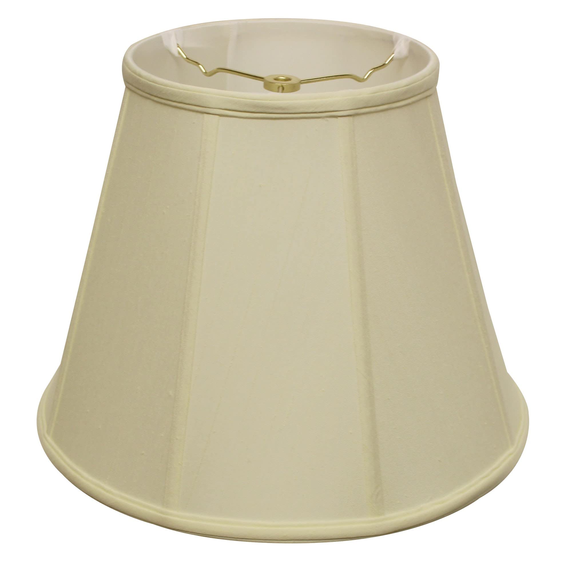 Homeroots 469568 20 In. Slanted Empire Monay Shantung Lampshade, Ivory
