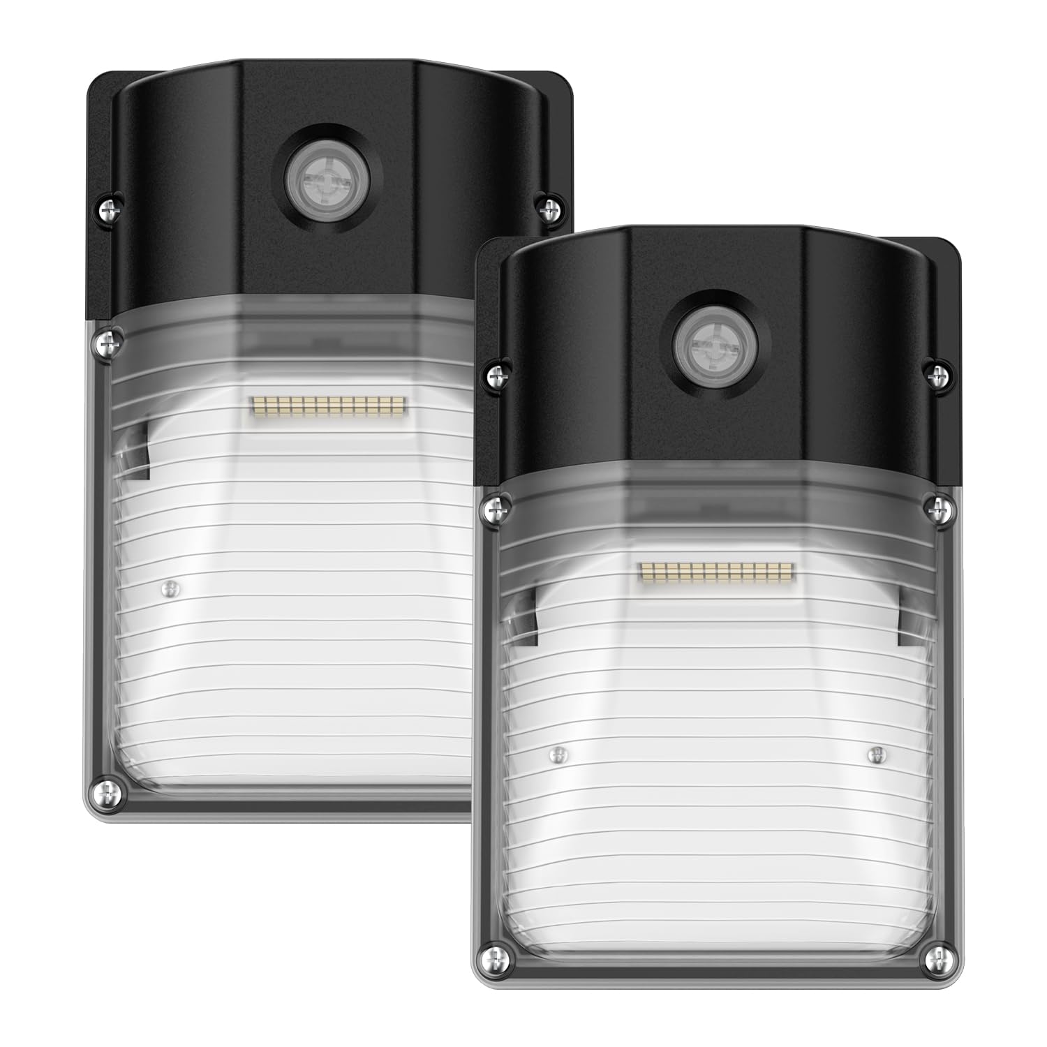 JC-LGL 30W LED Wall Pack Light with Dusk to Dawn Sensor, 3600LM, 5000K Daylight, 120Vac Led Porch Lights, IP65 Waterproof Outdoo