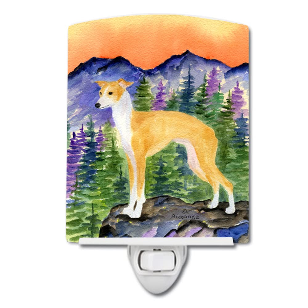 Carolines Treasures Ceramic Night Light, Italian Greyhound, UL-Certified, 6x4x3in, Multicolor, Model SS8225CNL